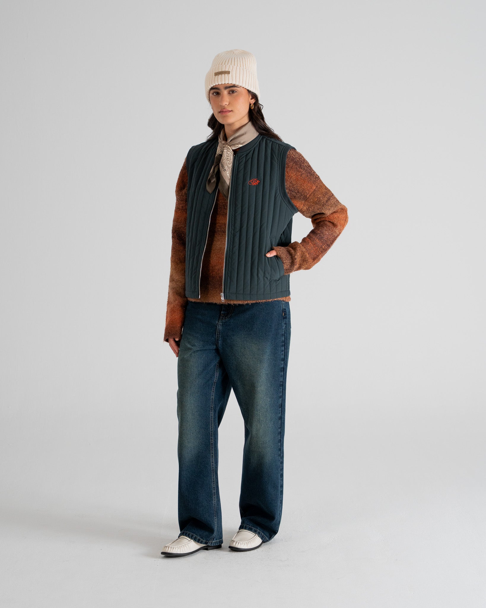 Ranger Quilted Vest Blue