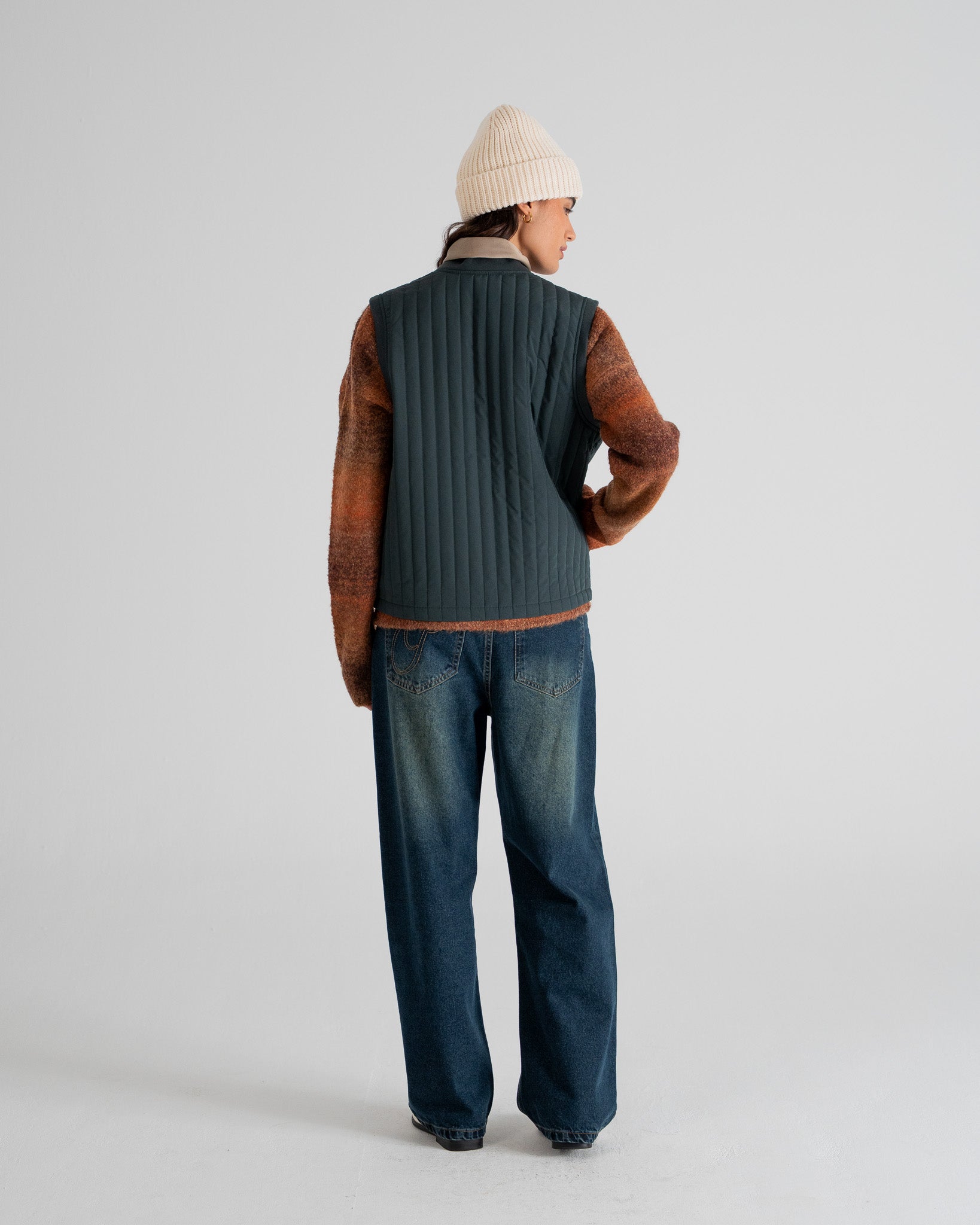 Ranger Quilted Vest Blue