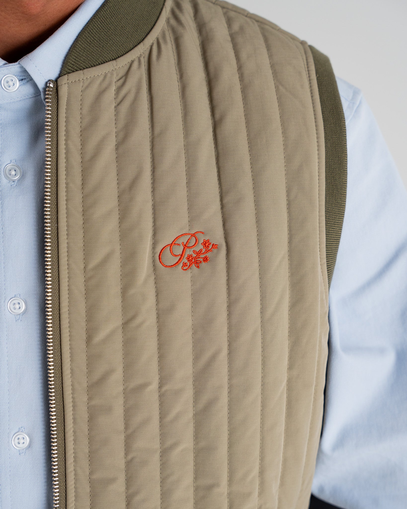 Ranger Quilted Vest Khaki