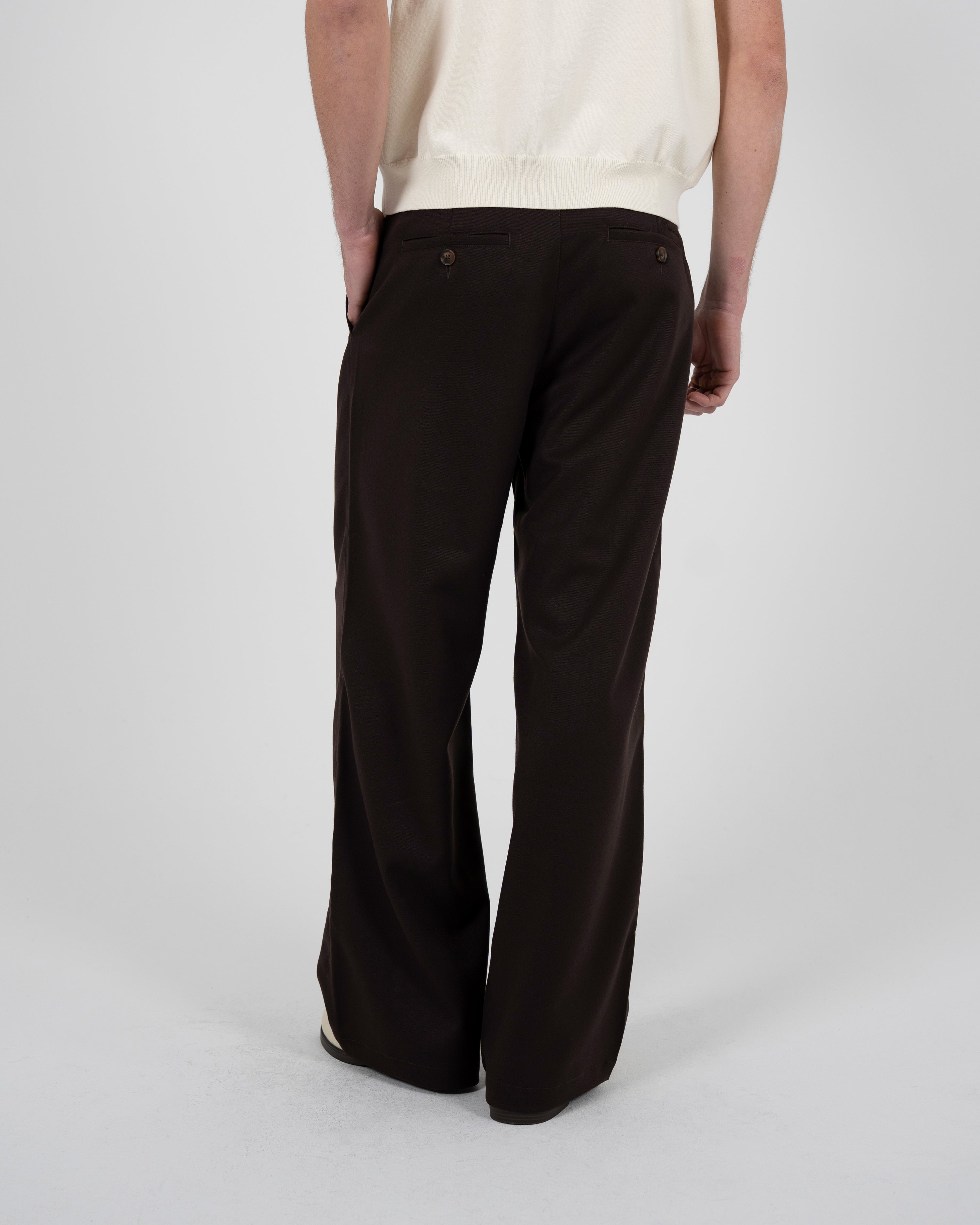 Redline Double Pleated Pants Brown