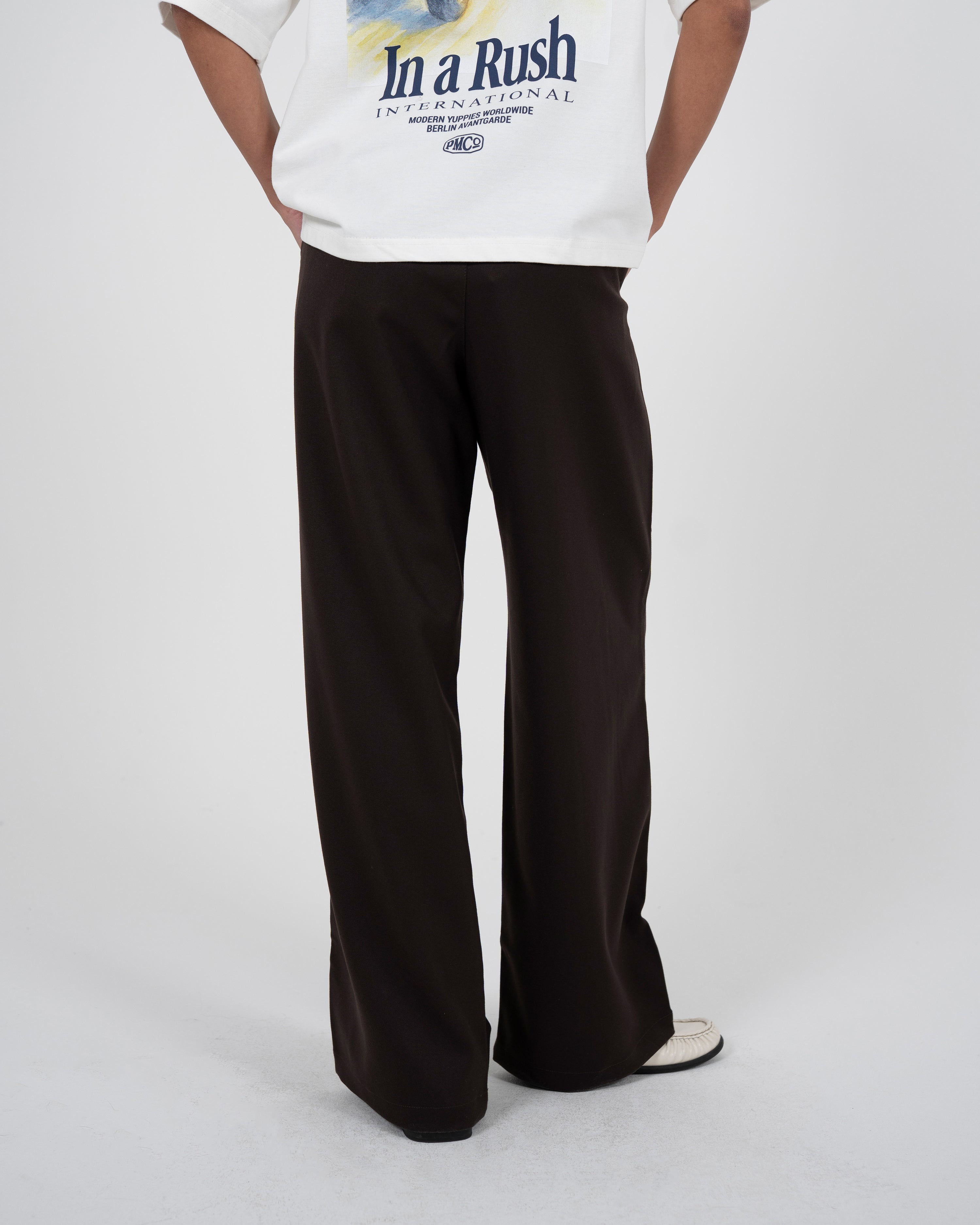 Redline Double Pleated Pants Brown