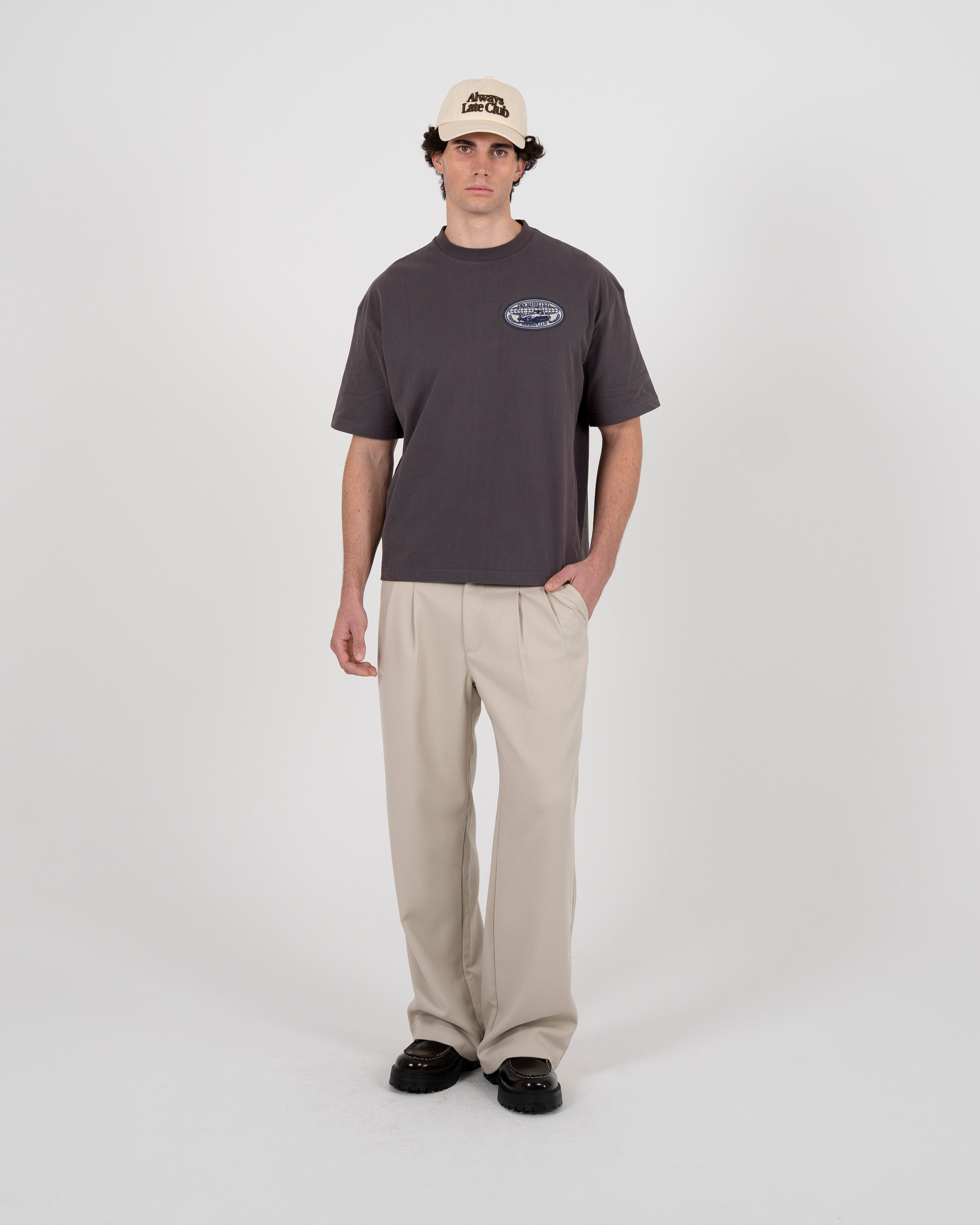 Redline Double Pleated Pants Cream – Prohibited