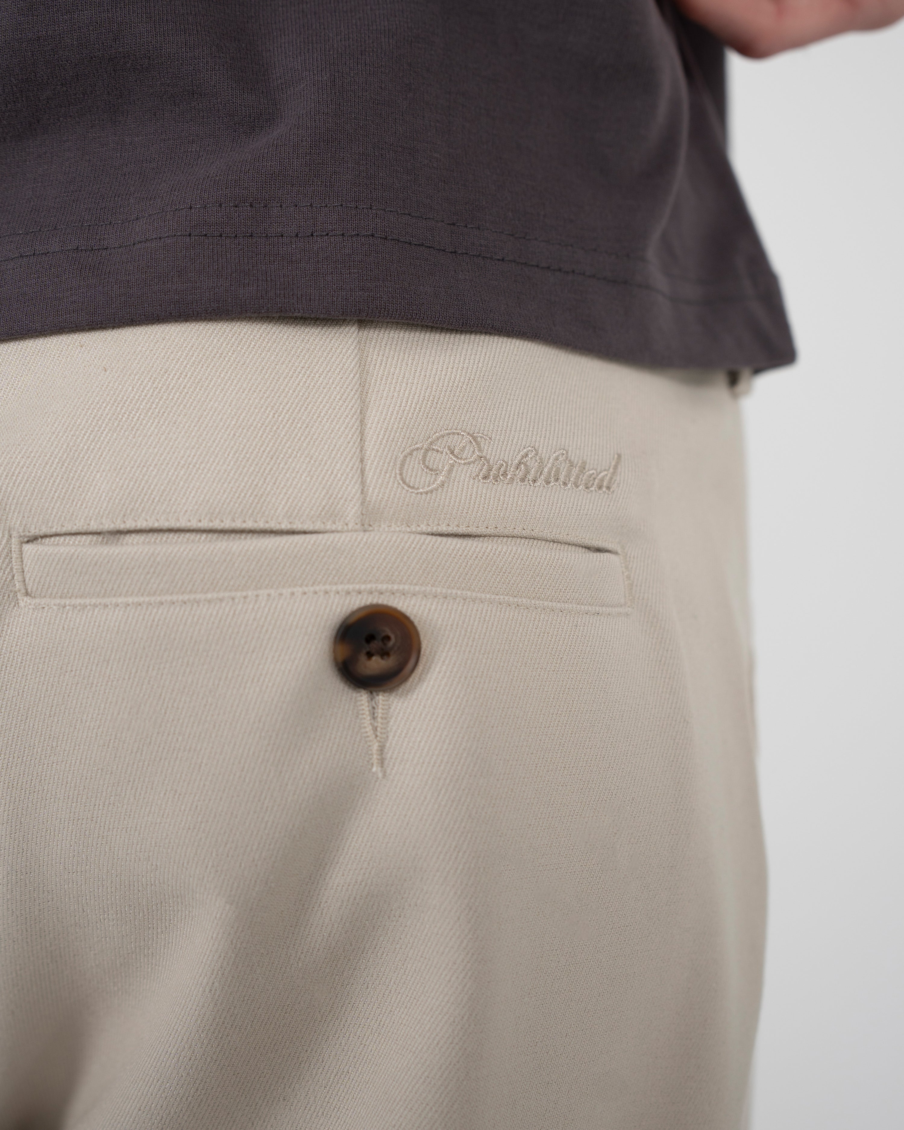 Redline Double Pleated Pants Cream