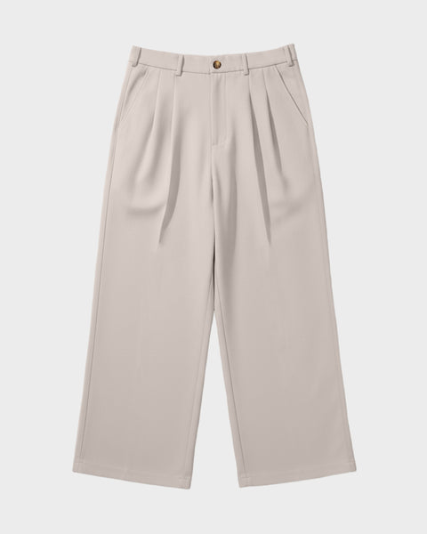 パンツ SAIRENSSEI Double pleated pants Redline Double Pleated Pants Cream – Prohibited