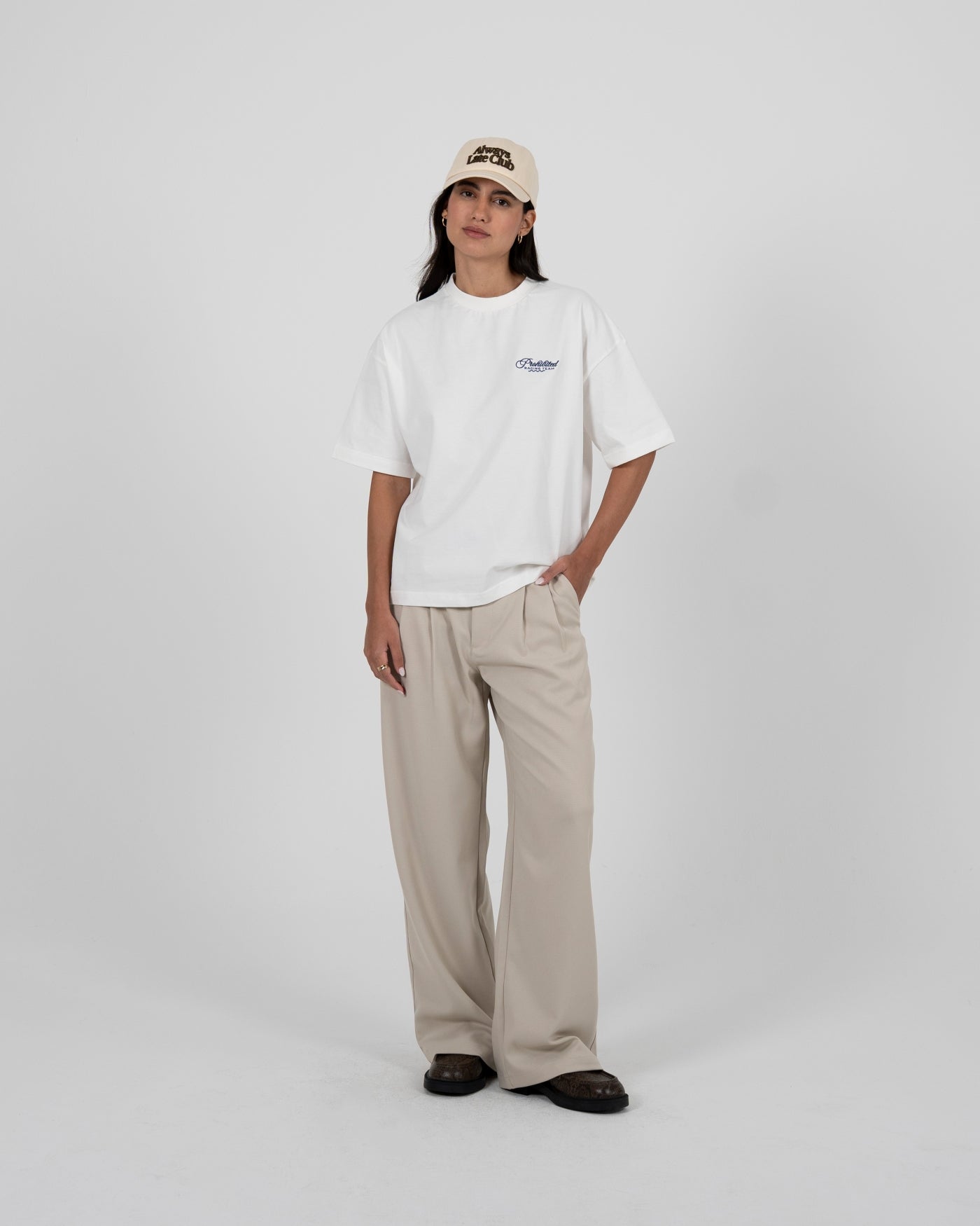 Redline Double Pleated Pants | Cream