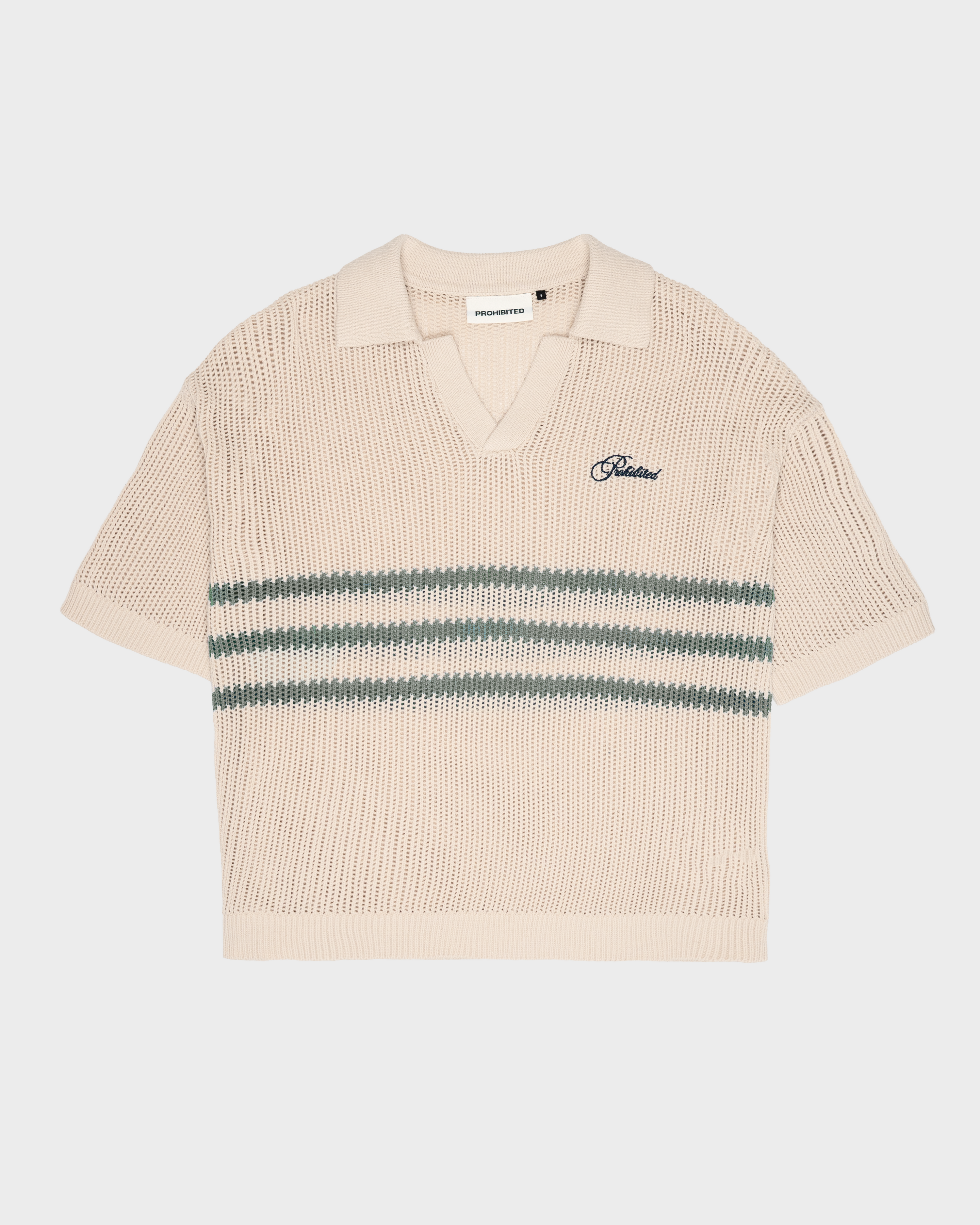 Resort Knitted Polo Green