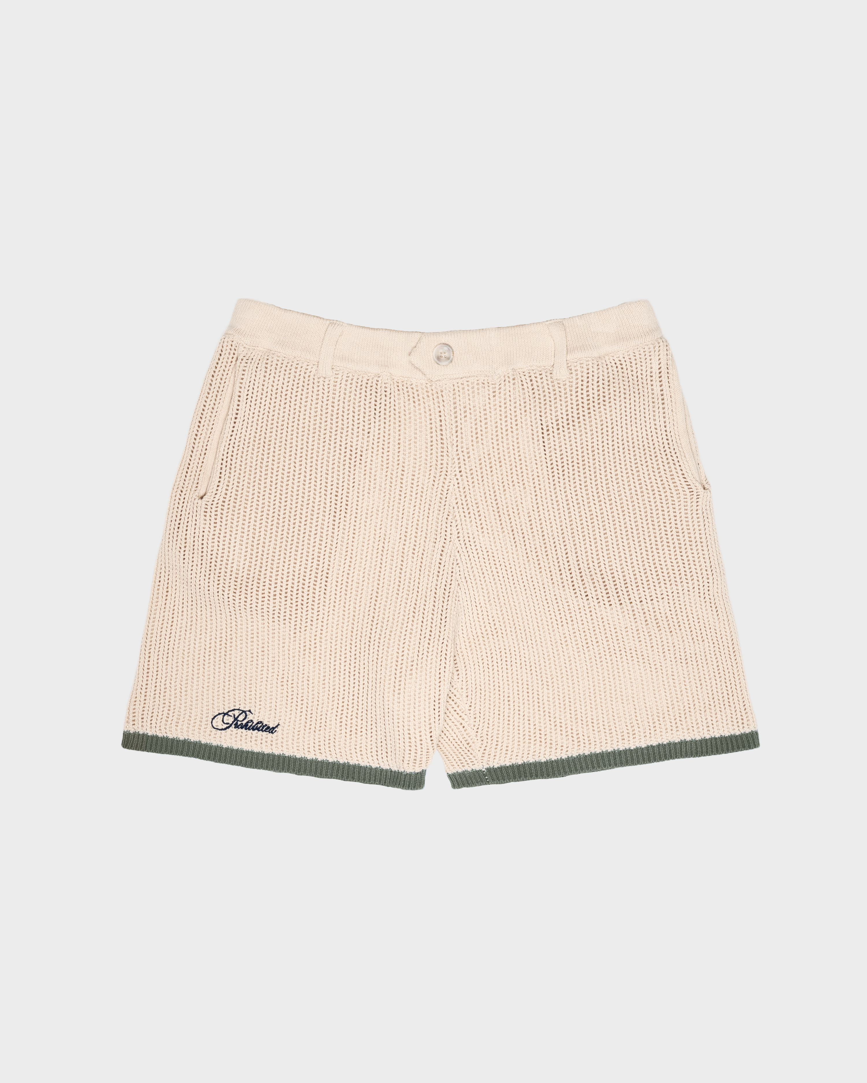 Resort Knitted Shorts Green