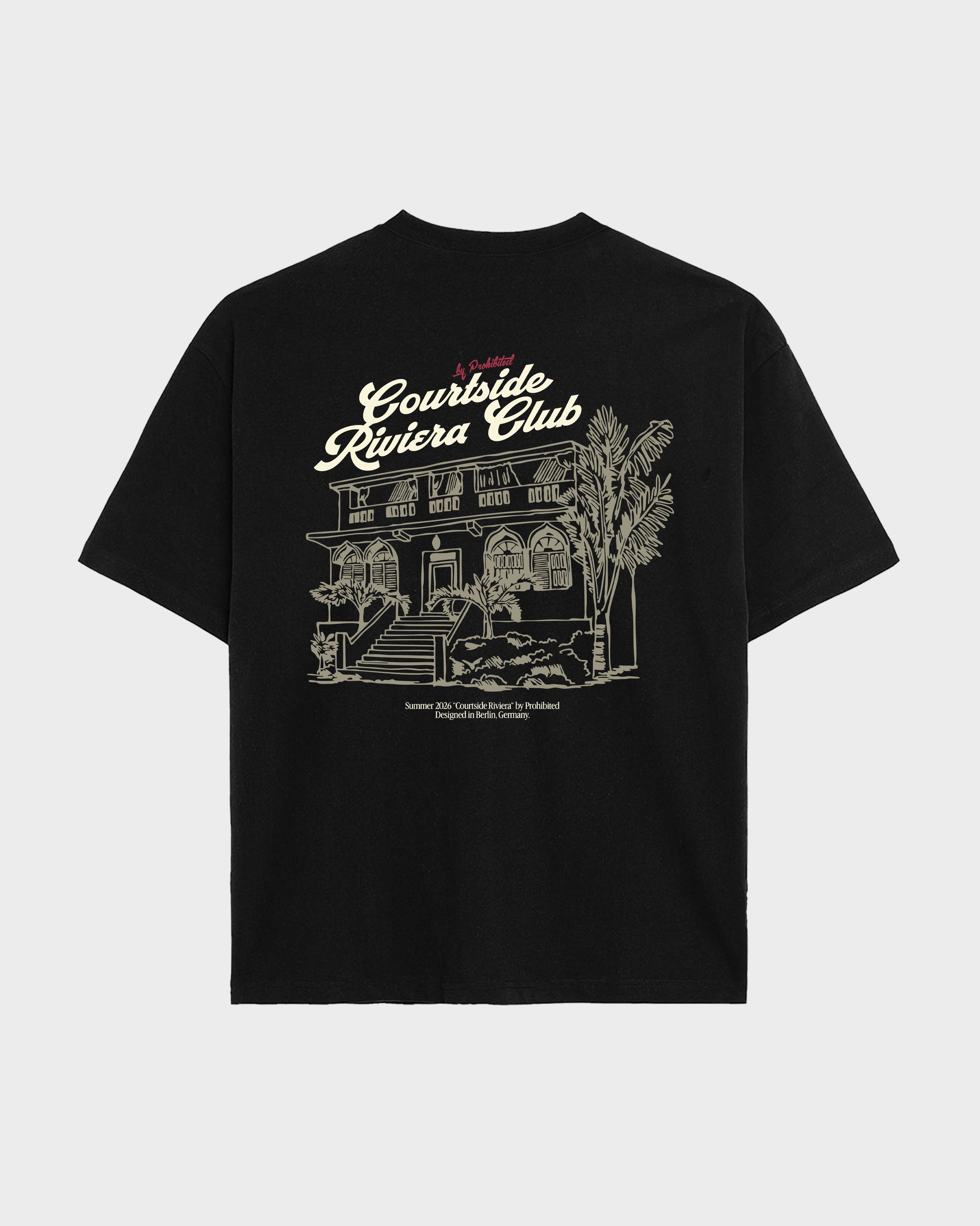 Riviera Club Tee Black