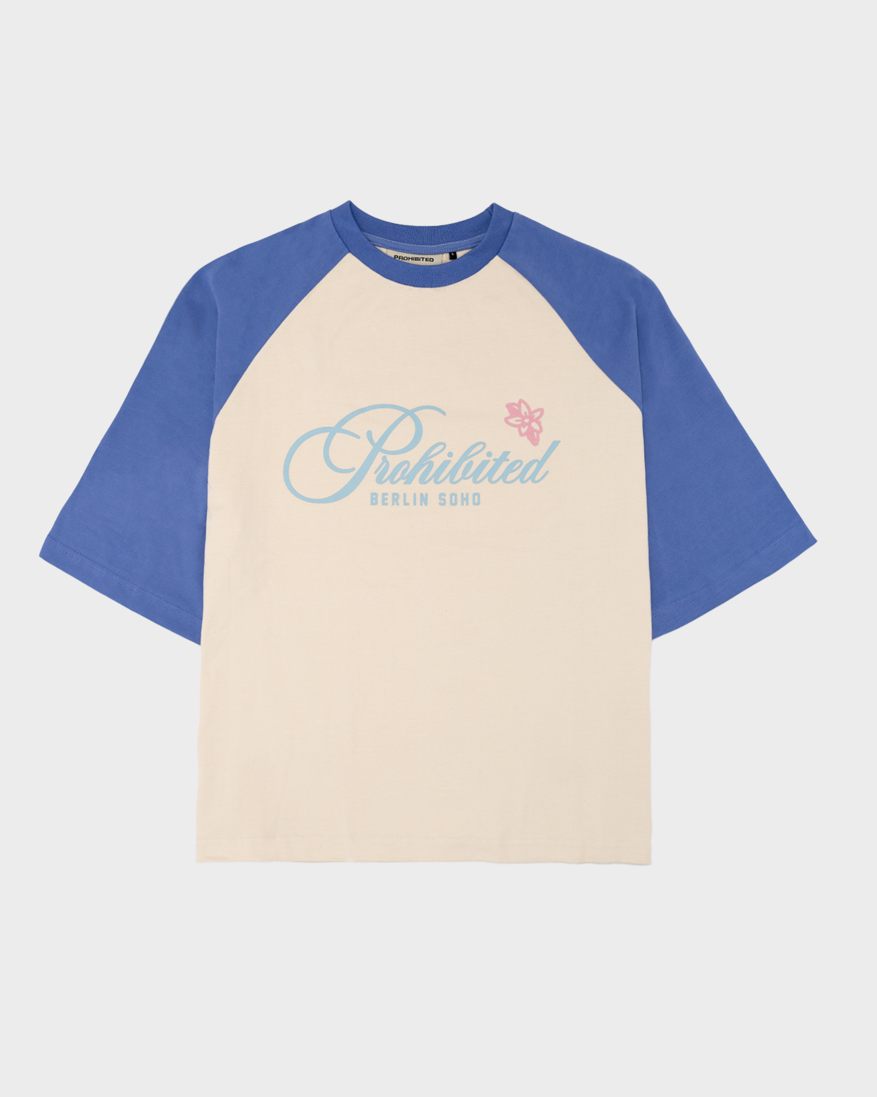 Rosi Raglan Tee Vintage Blue
