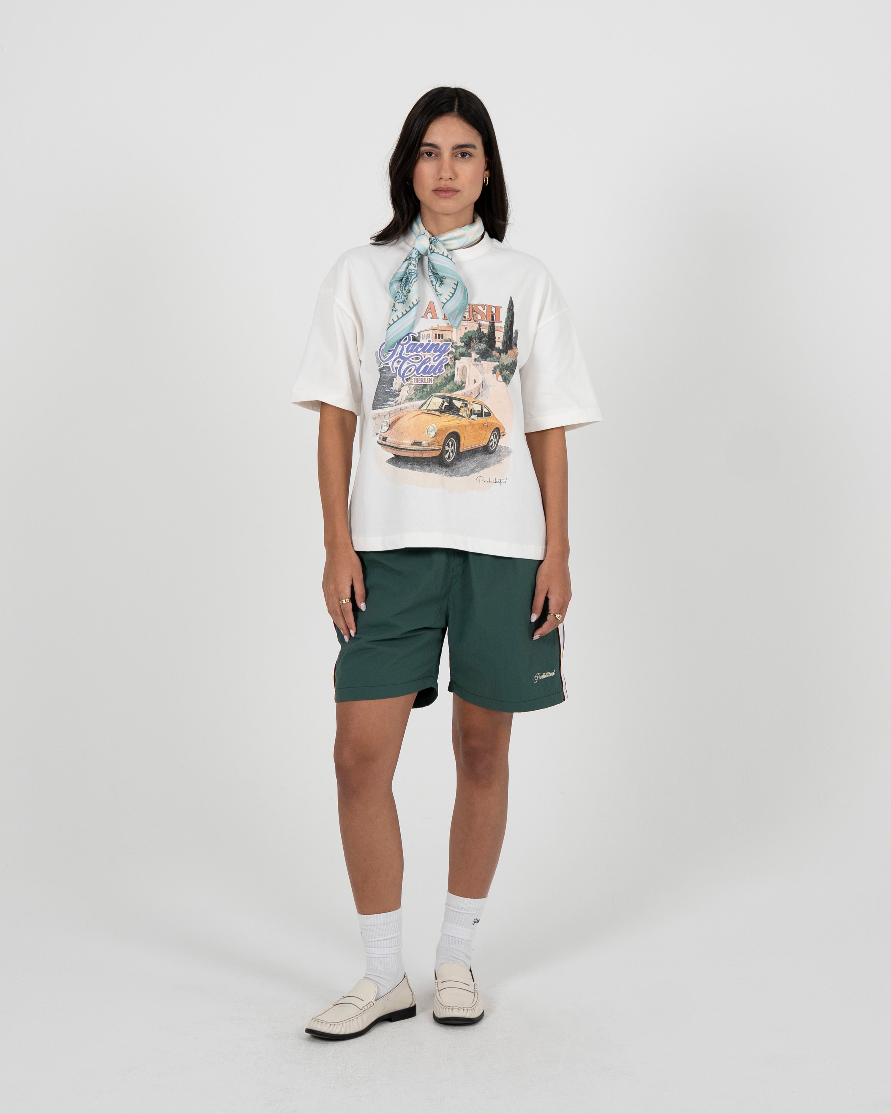 Rush Checkered Scarf Matcha