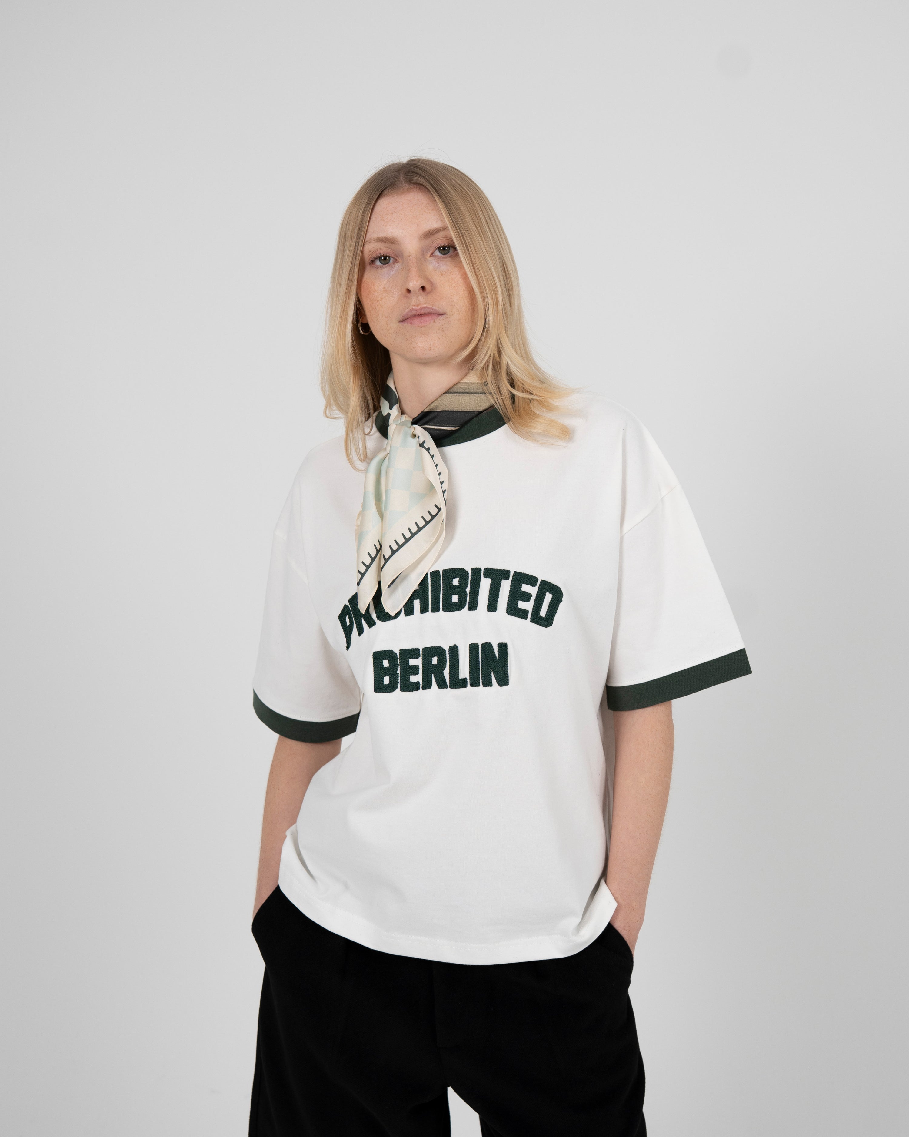 Rush Contrast Tee Green