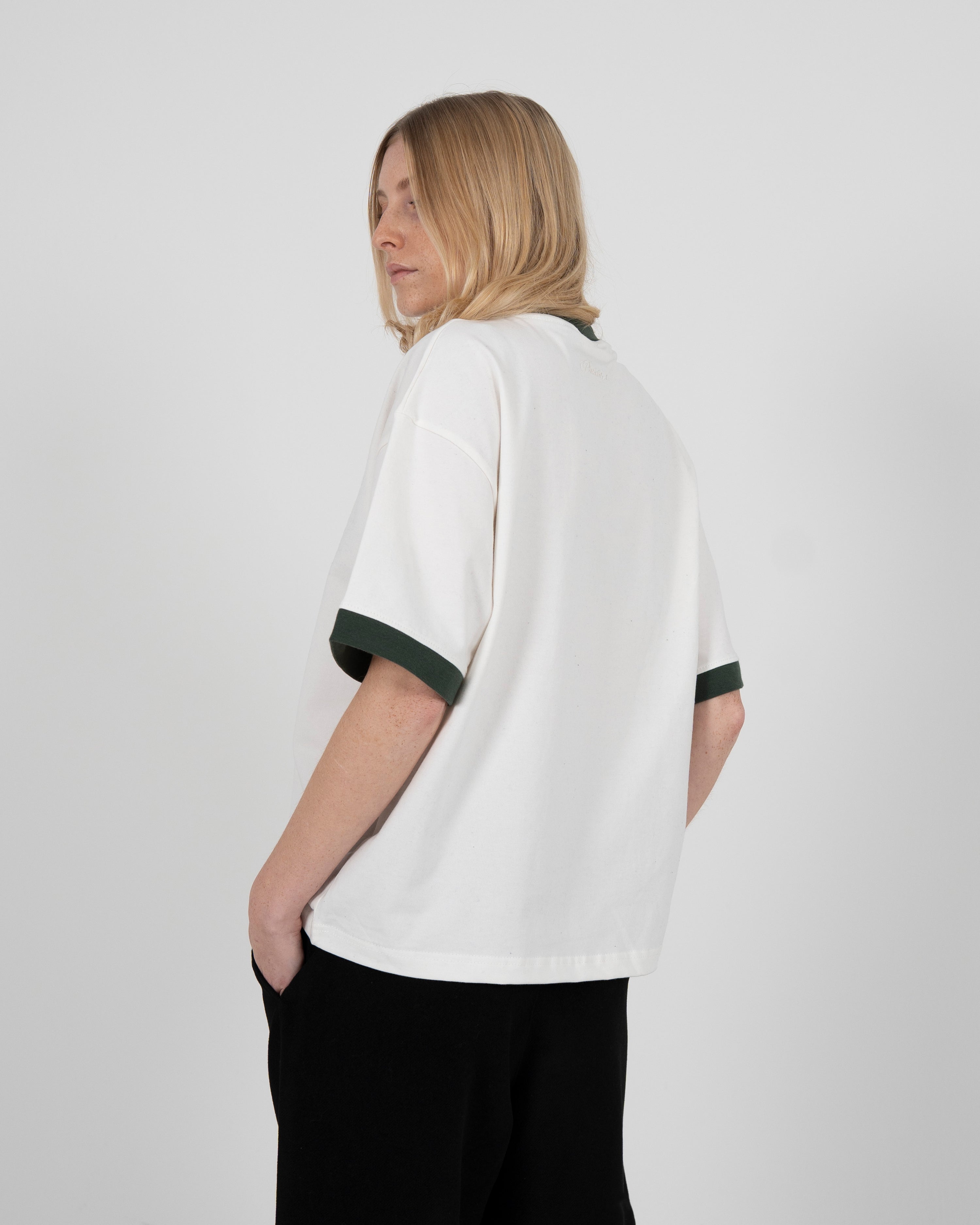 Rush Contrast Tee Green