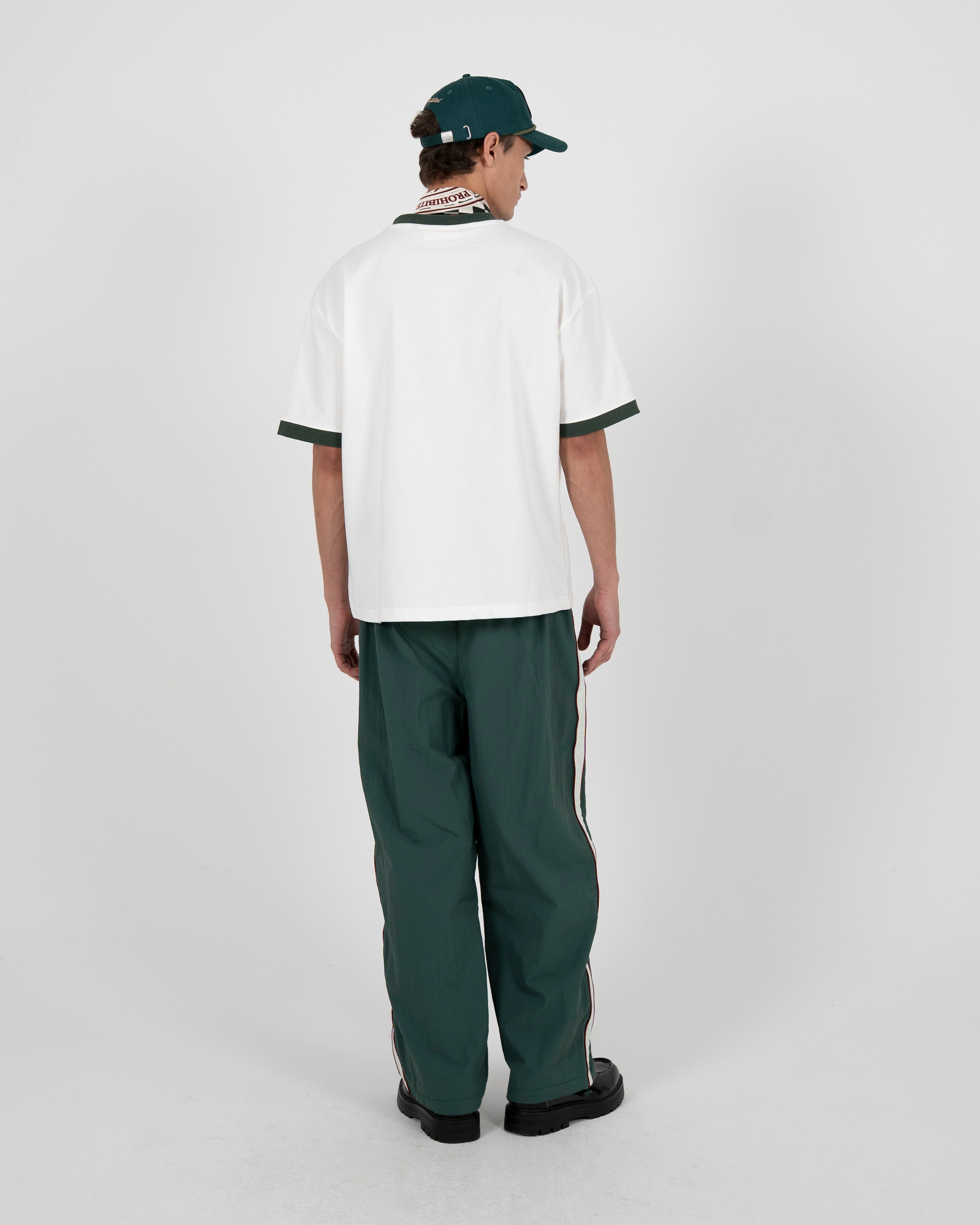 Rush Contrast Tee Green