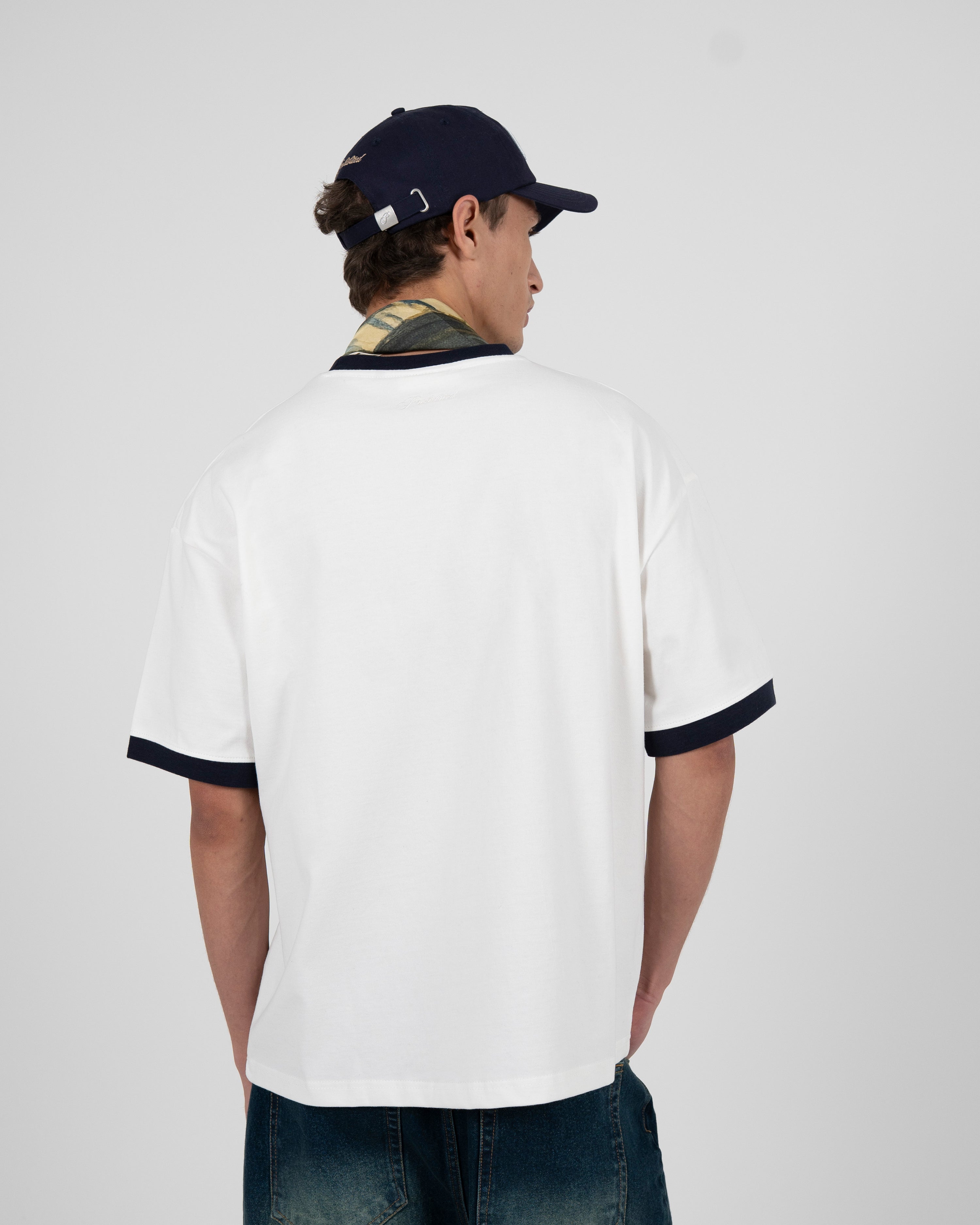 Rush Contrast Tee Navy