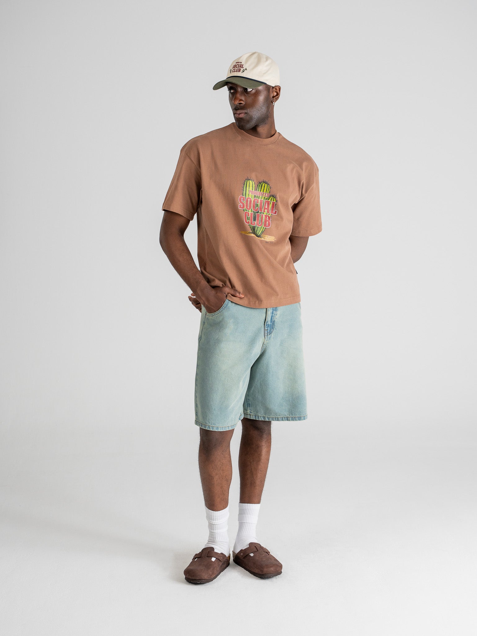 SC Cactus Tee Brown