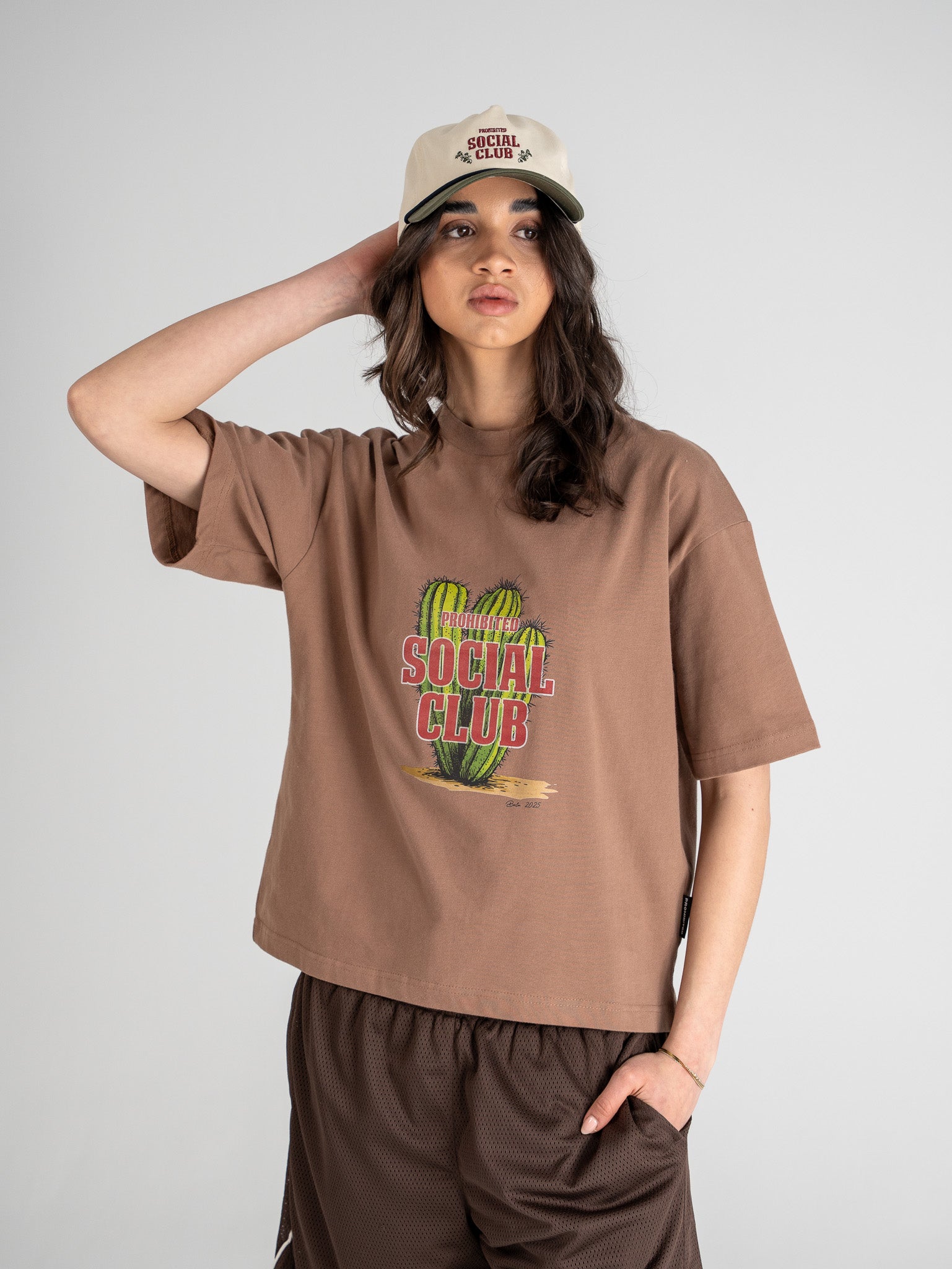 SC Cactus Tee Brown