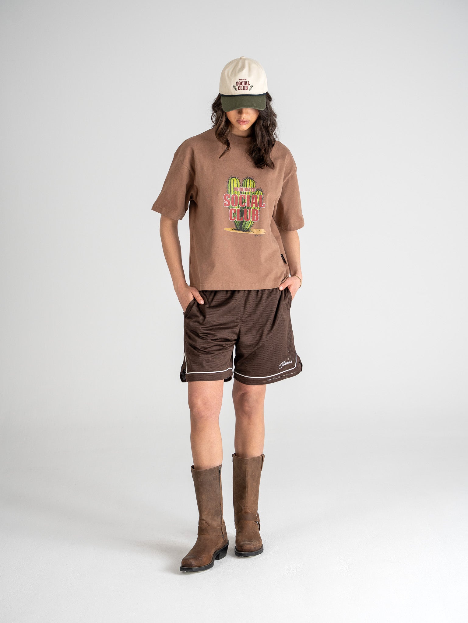 SC Cactus Tee Brown