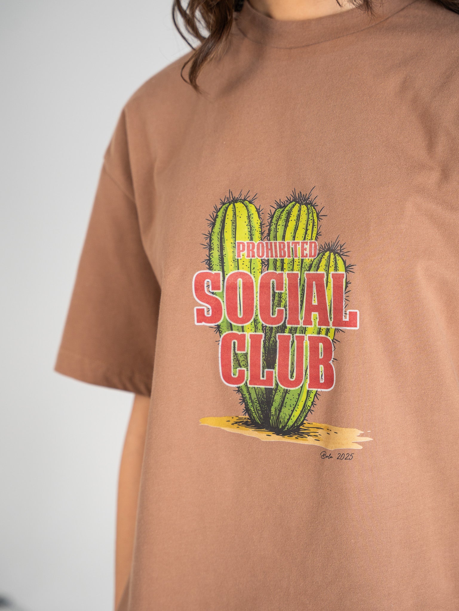 SC Cactus Tee Brown