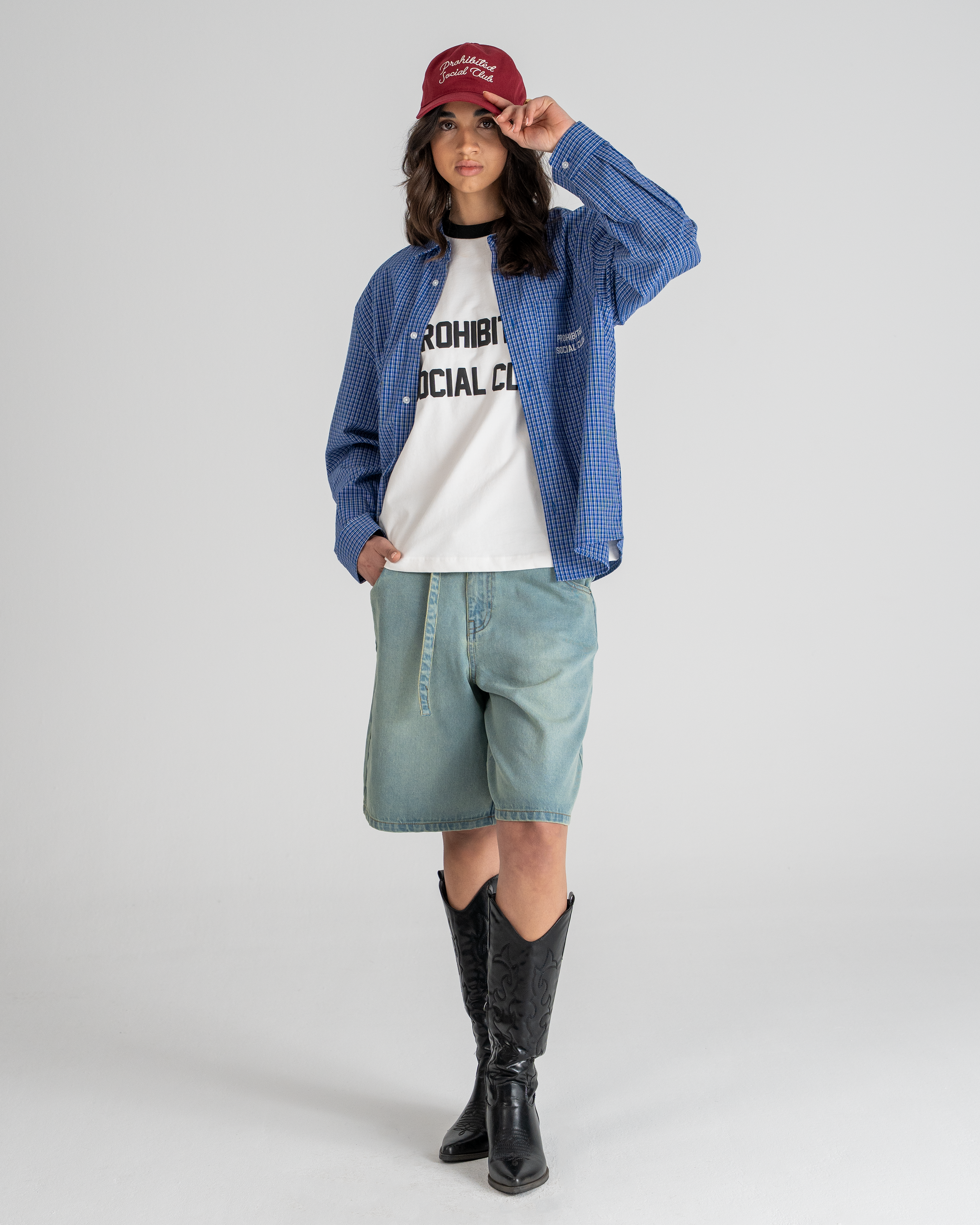 SC Checkered Shirt Blue