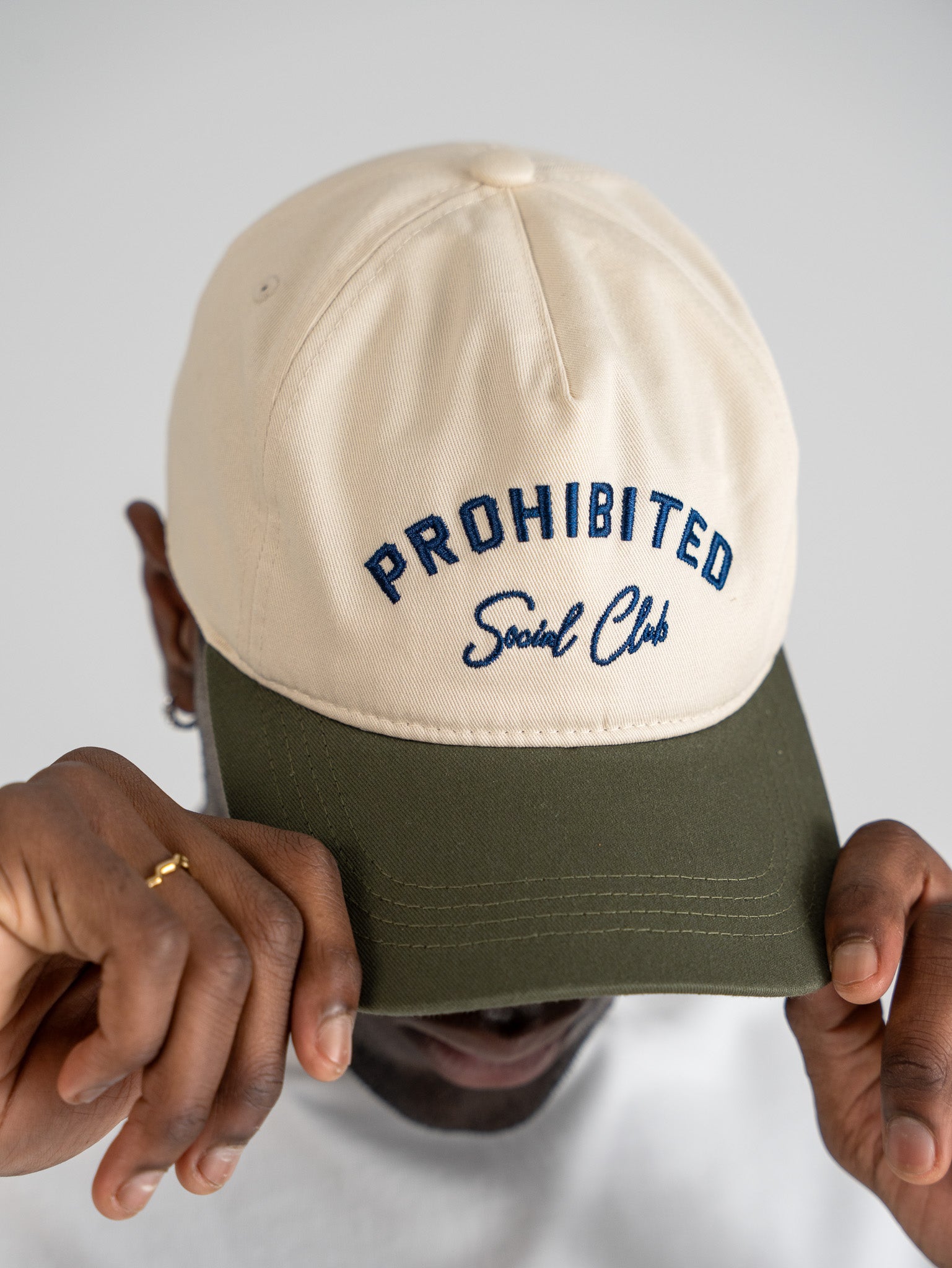 SC Contrast Flat Cap Green