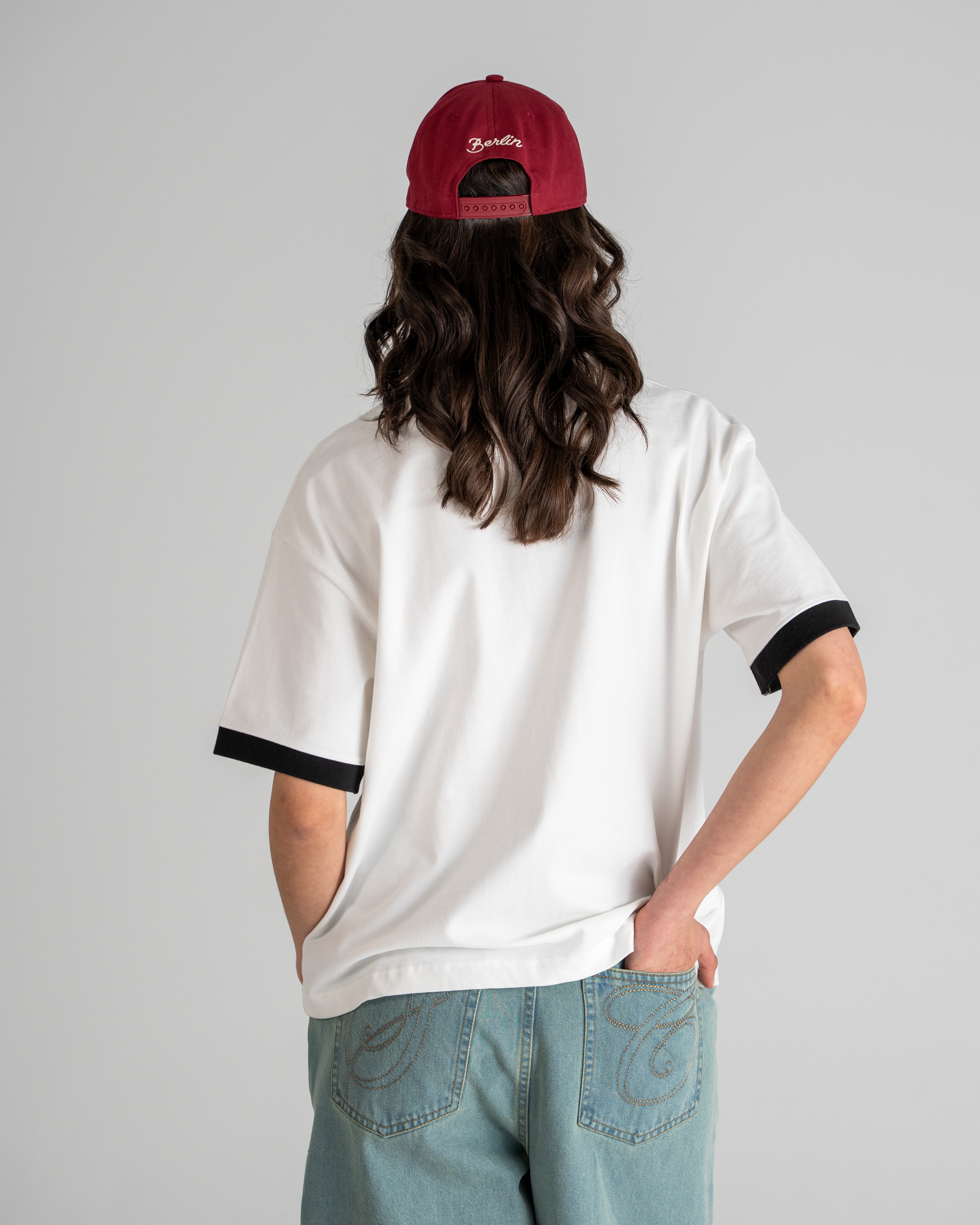 SC Contrast Tee Black
