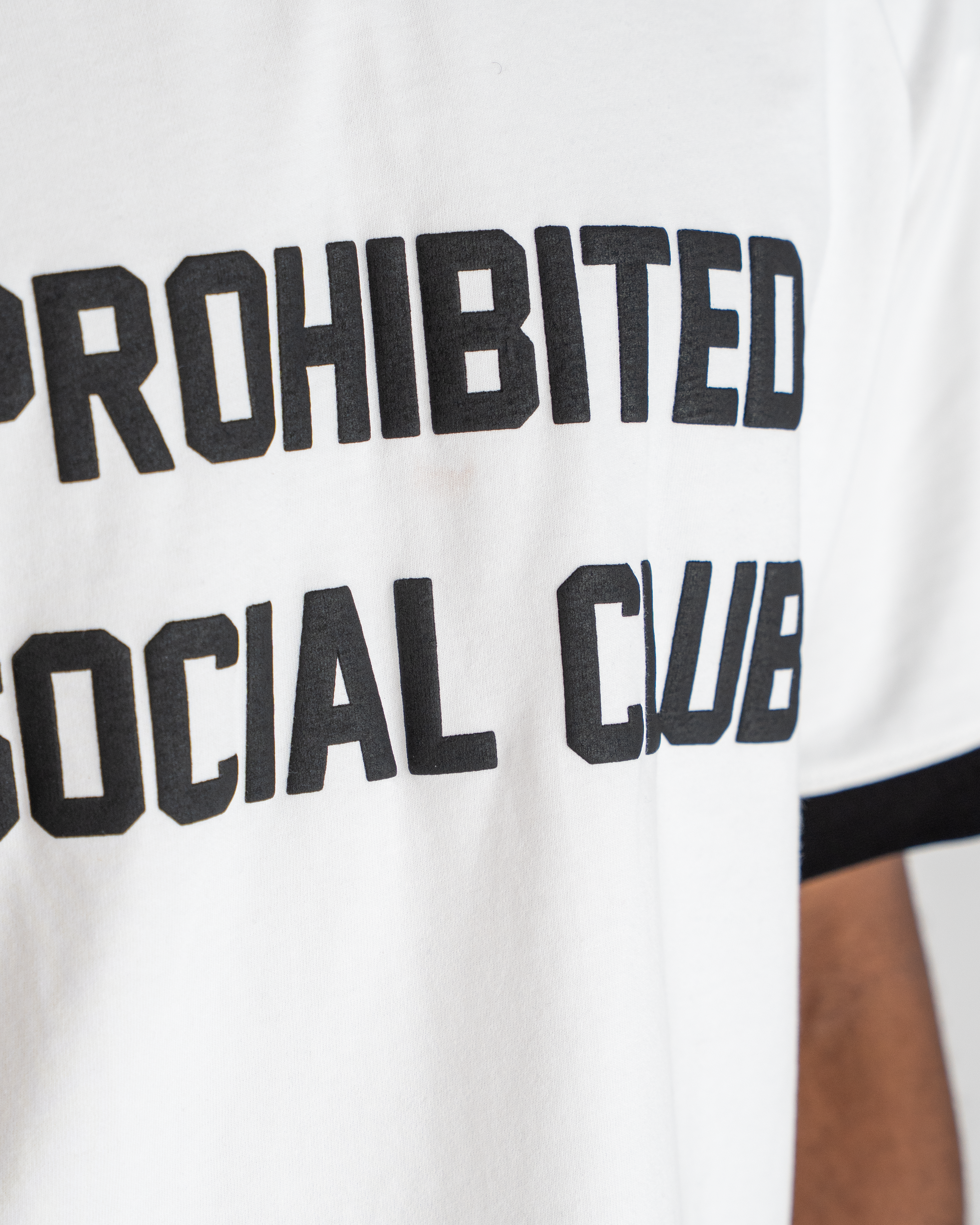 SC Contrast Tee Black