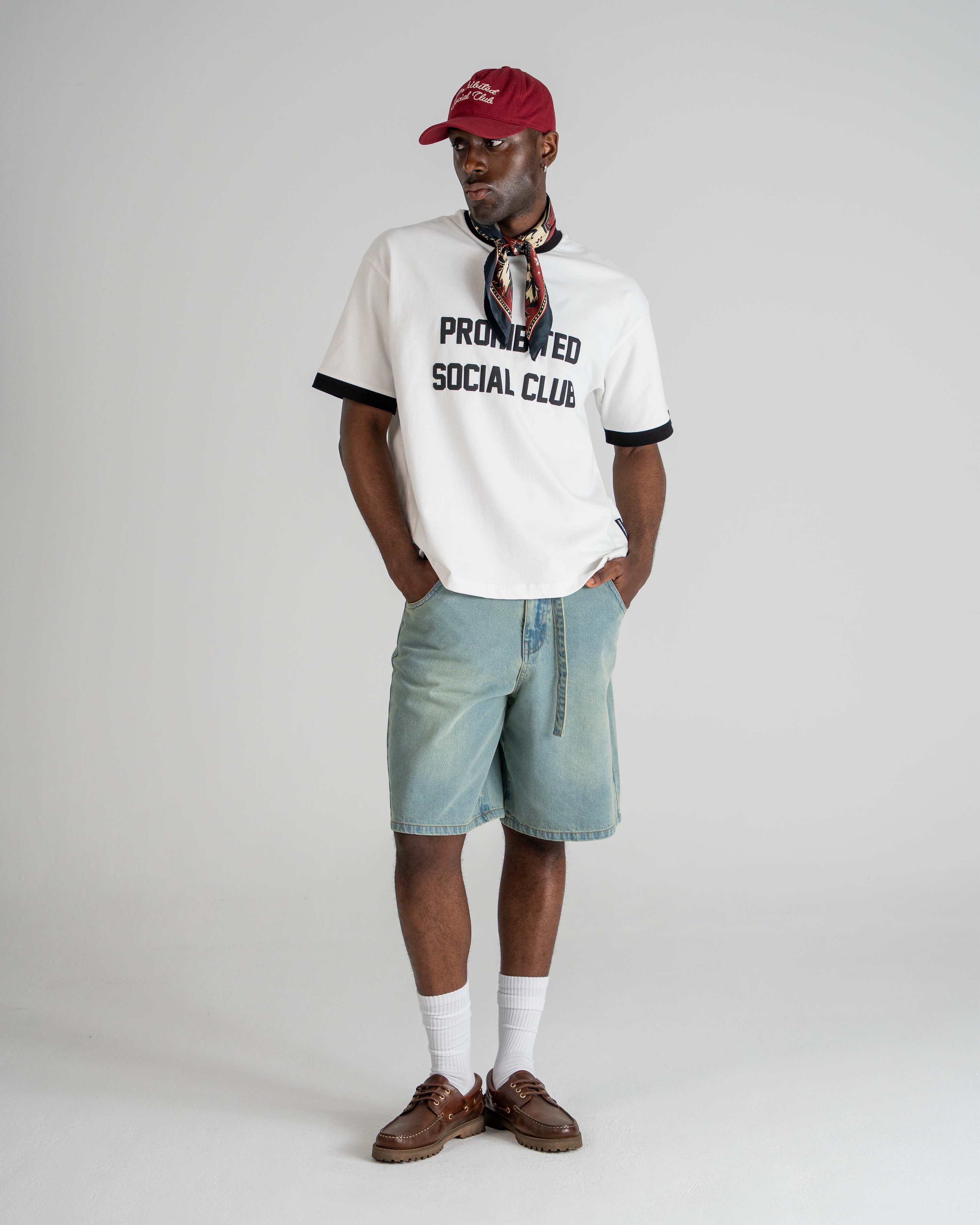 SC Contrast Tee Black