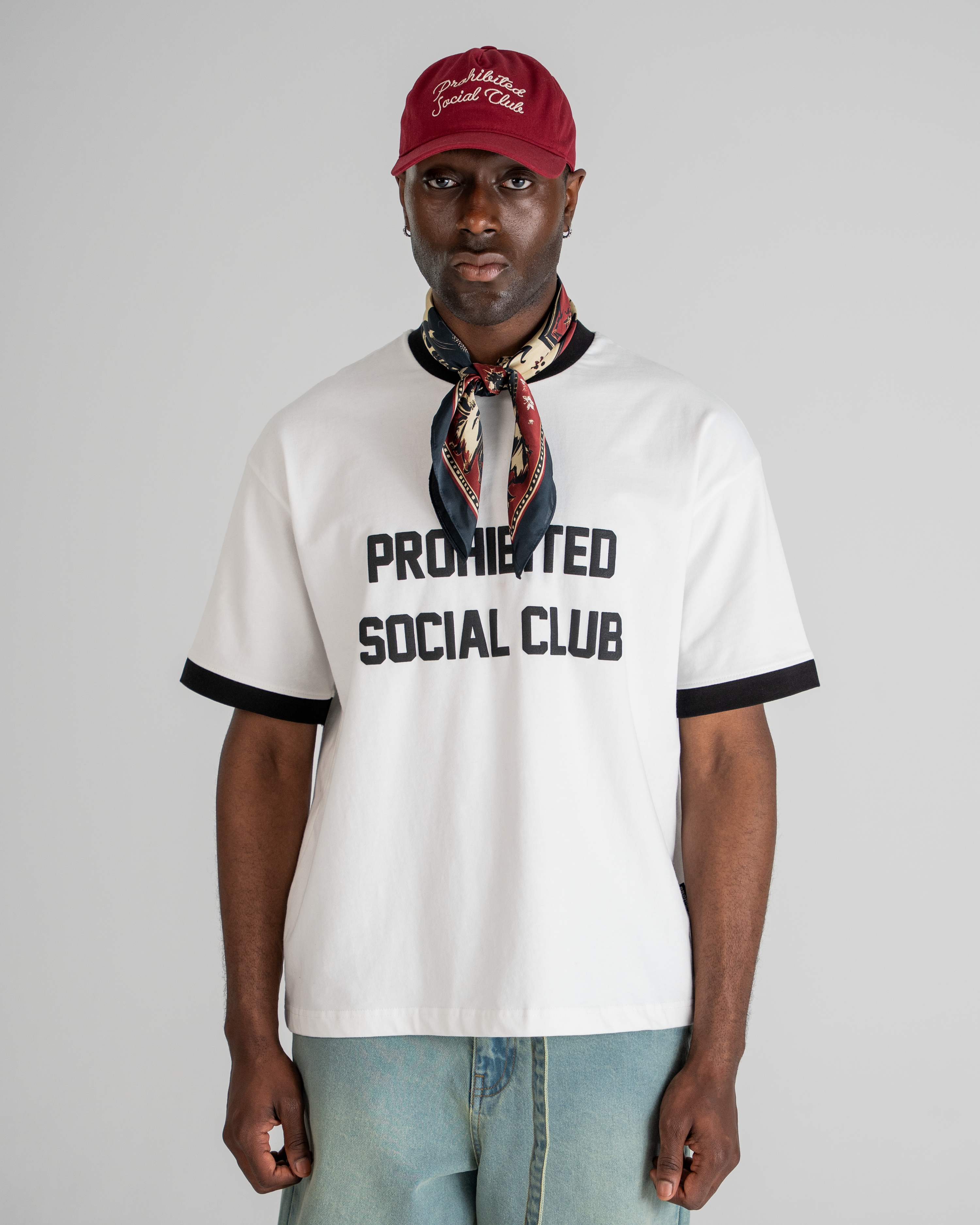 SC Contrast Tee Black