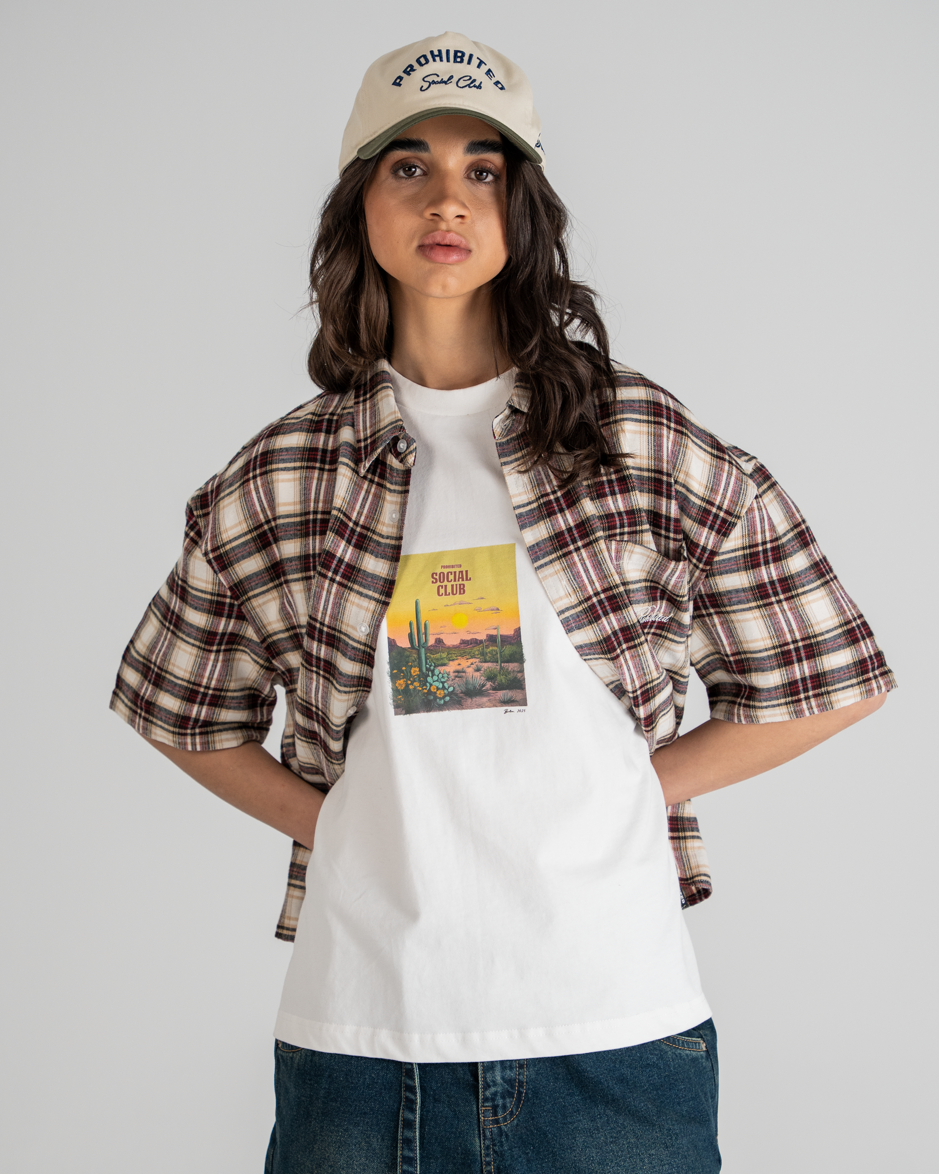 SC Flannel Shirt Cream