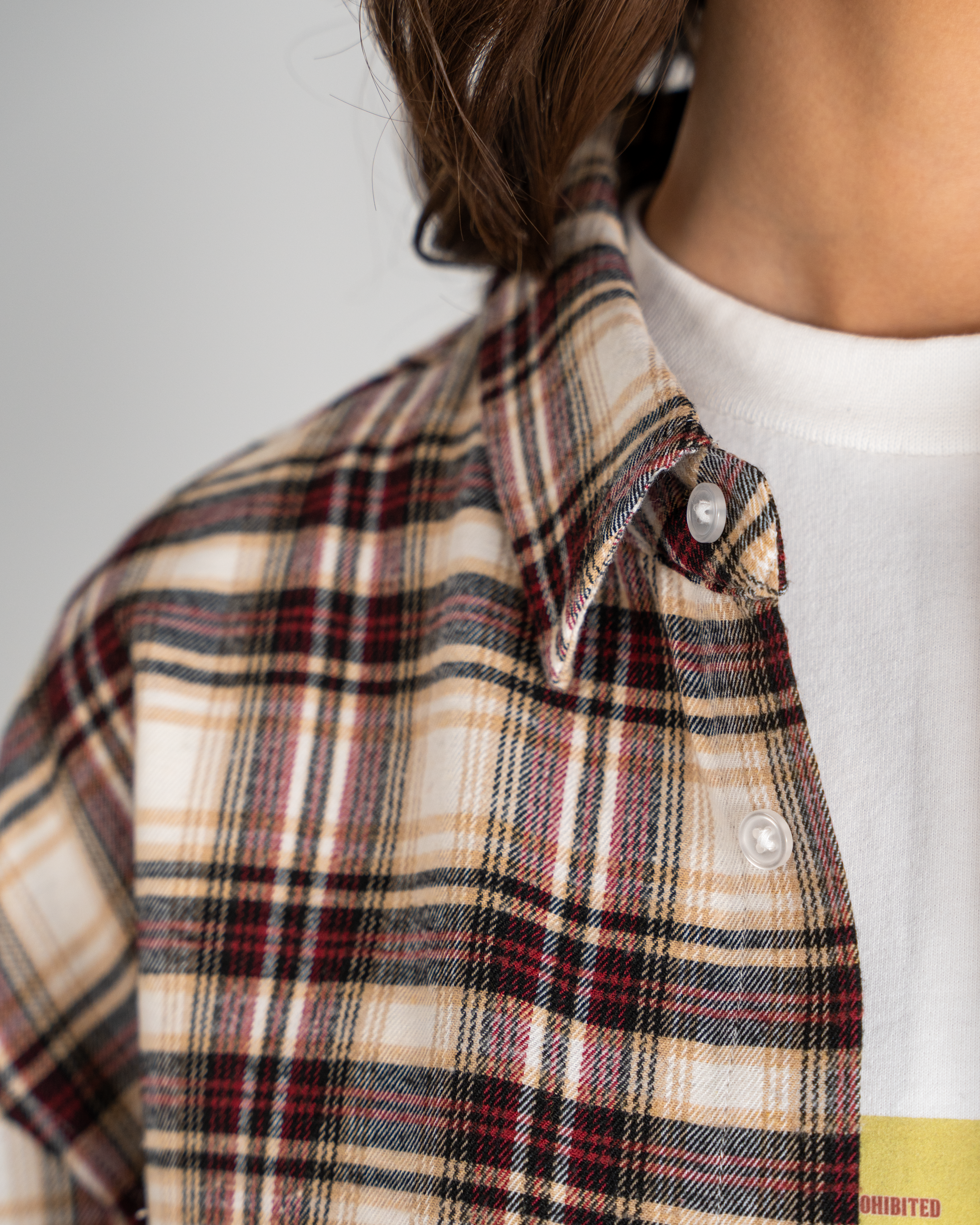 SC Flannel Shirt Cream