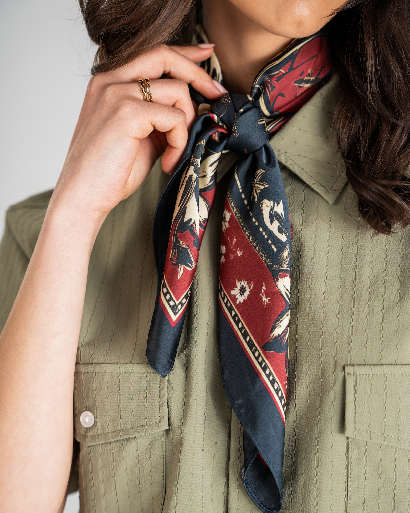 SC Scarf Red