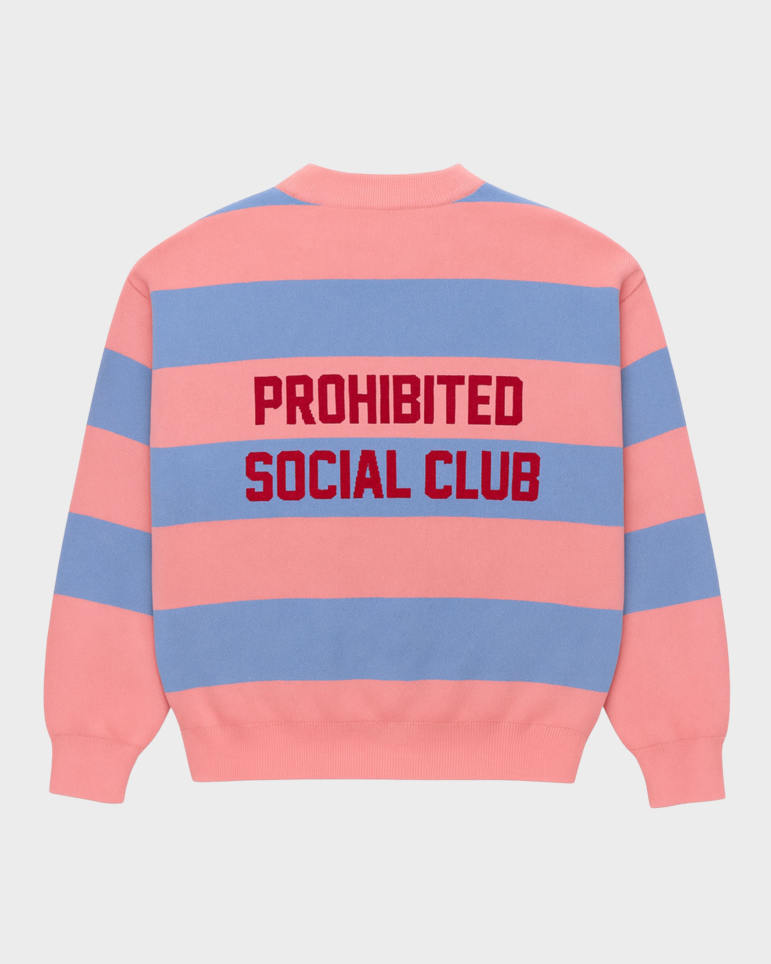 SC Striped Knit Sweater Bubblegum