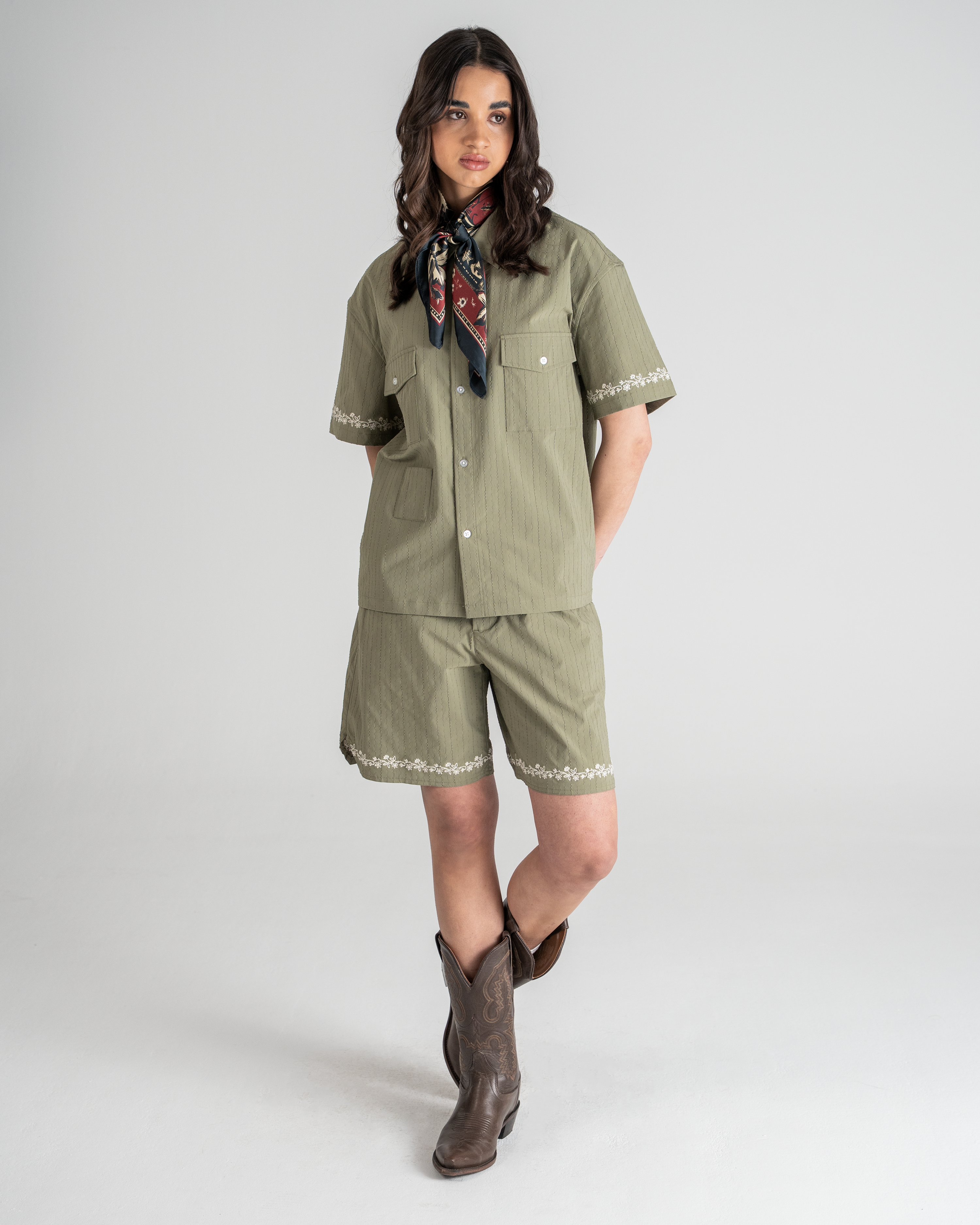 SC Western Shirt Green