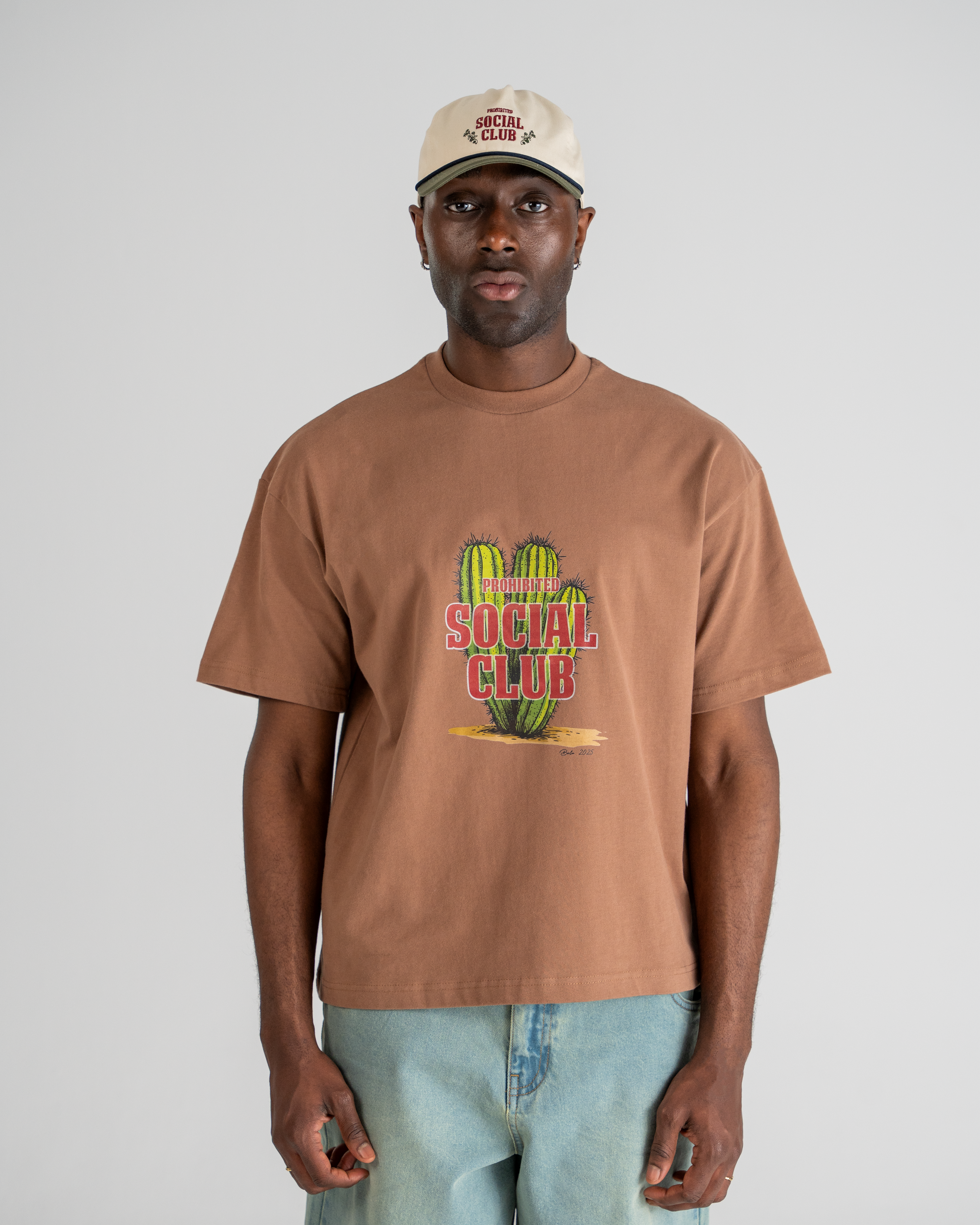SC Cactus Tee Brown
