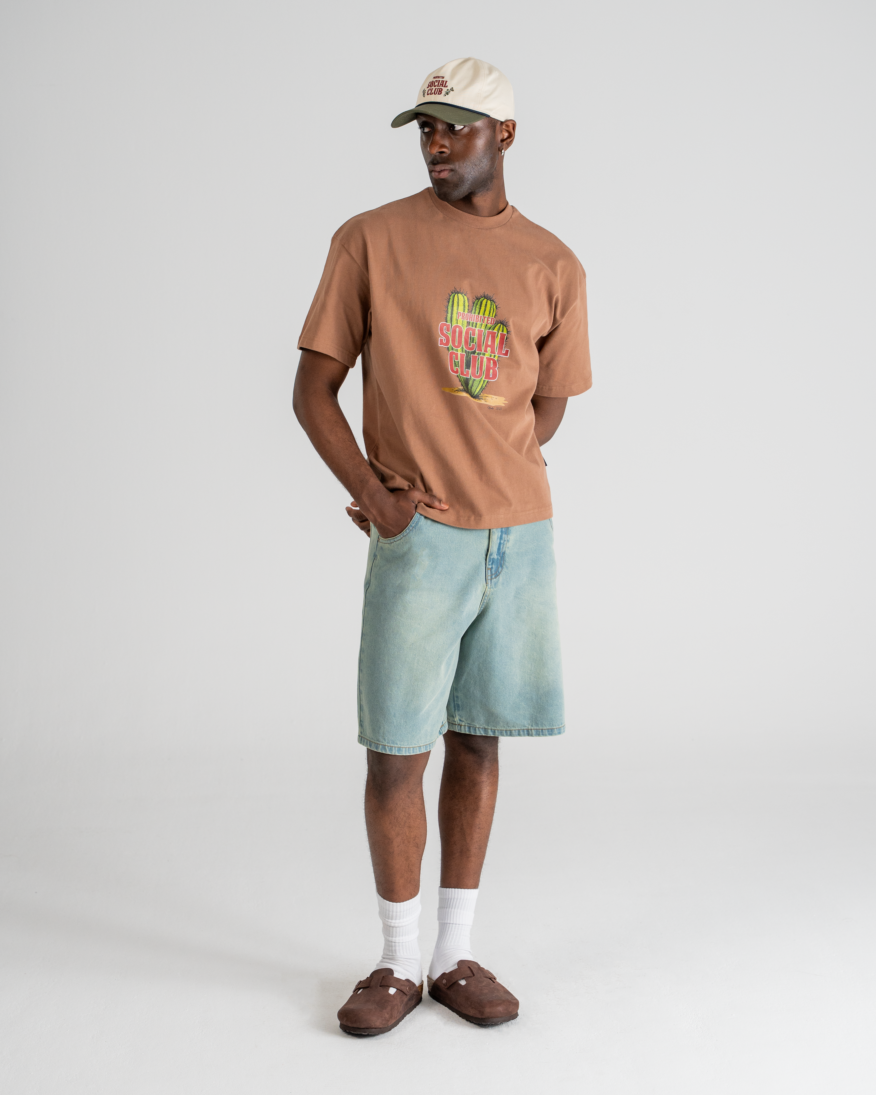 SC Cactus Tee Brown