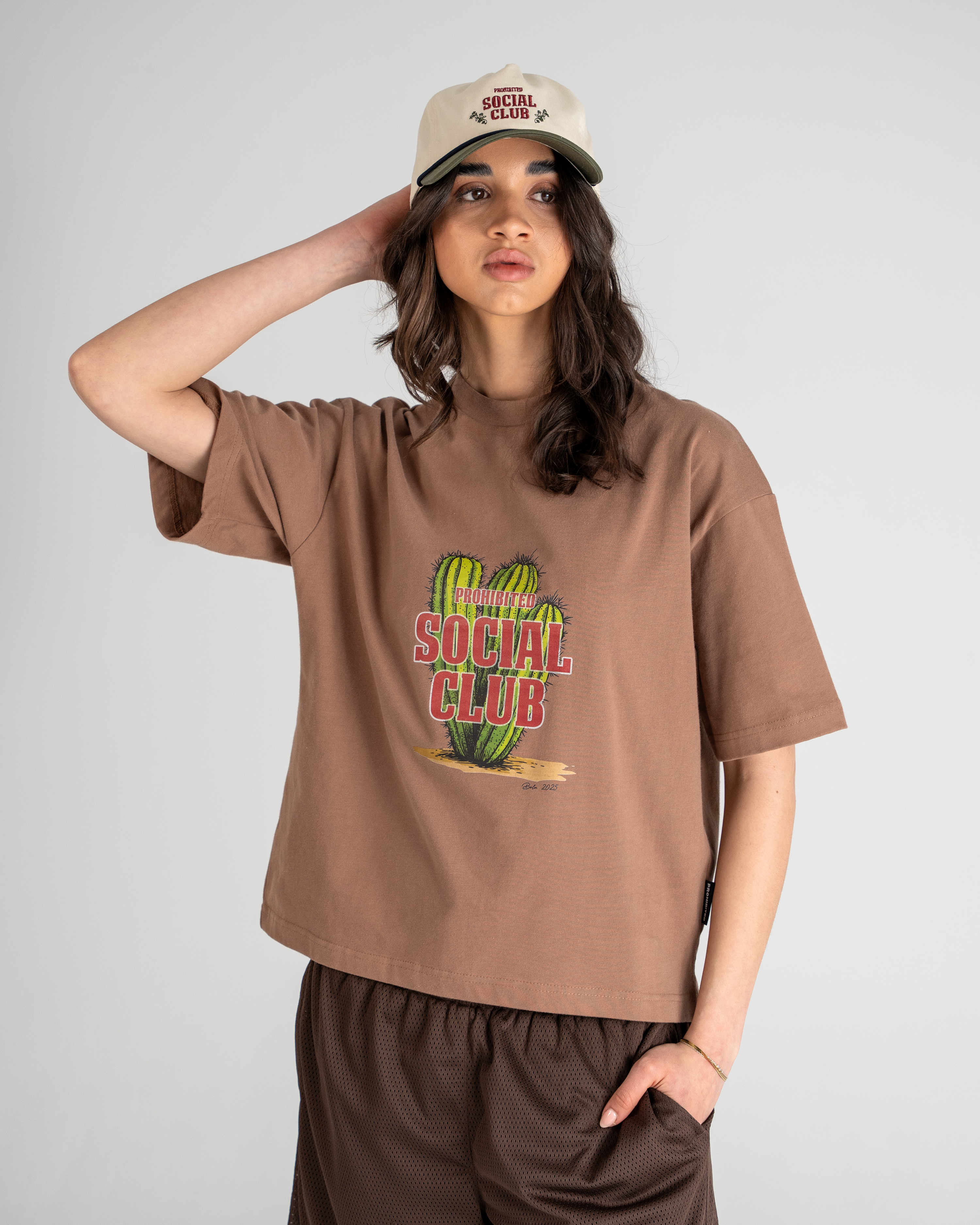 SC Cactus Tee Brown