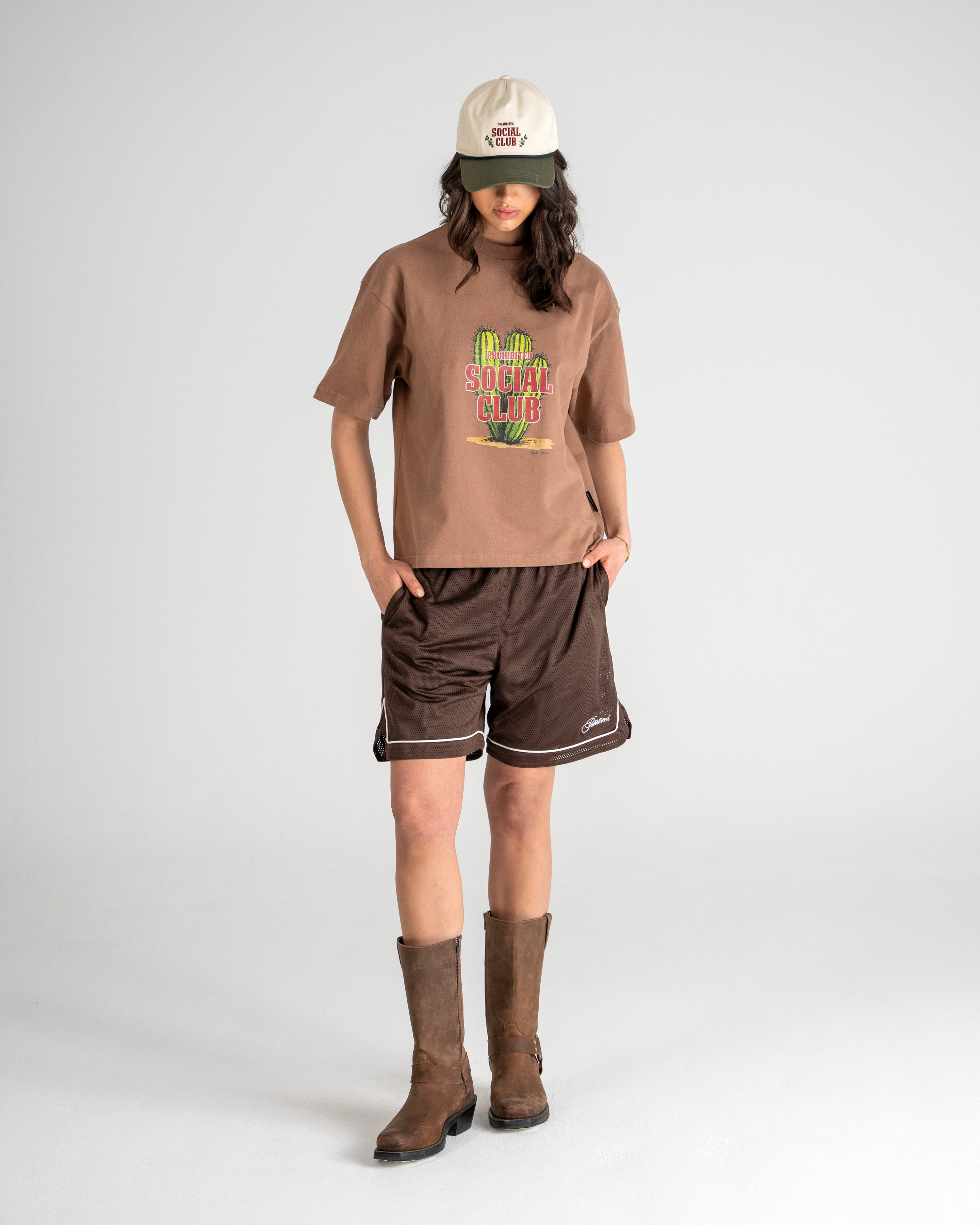 SC Cactus Tee Brown