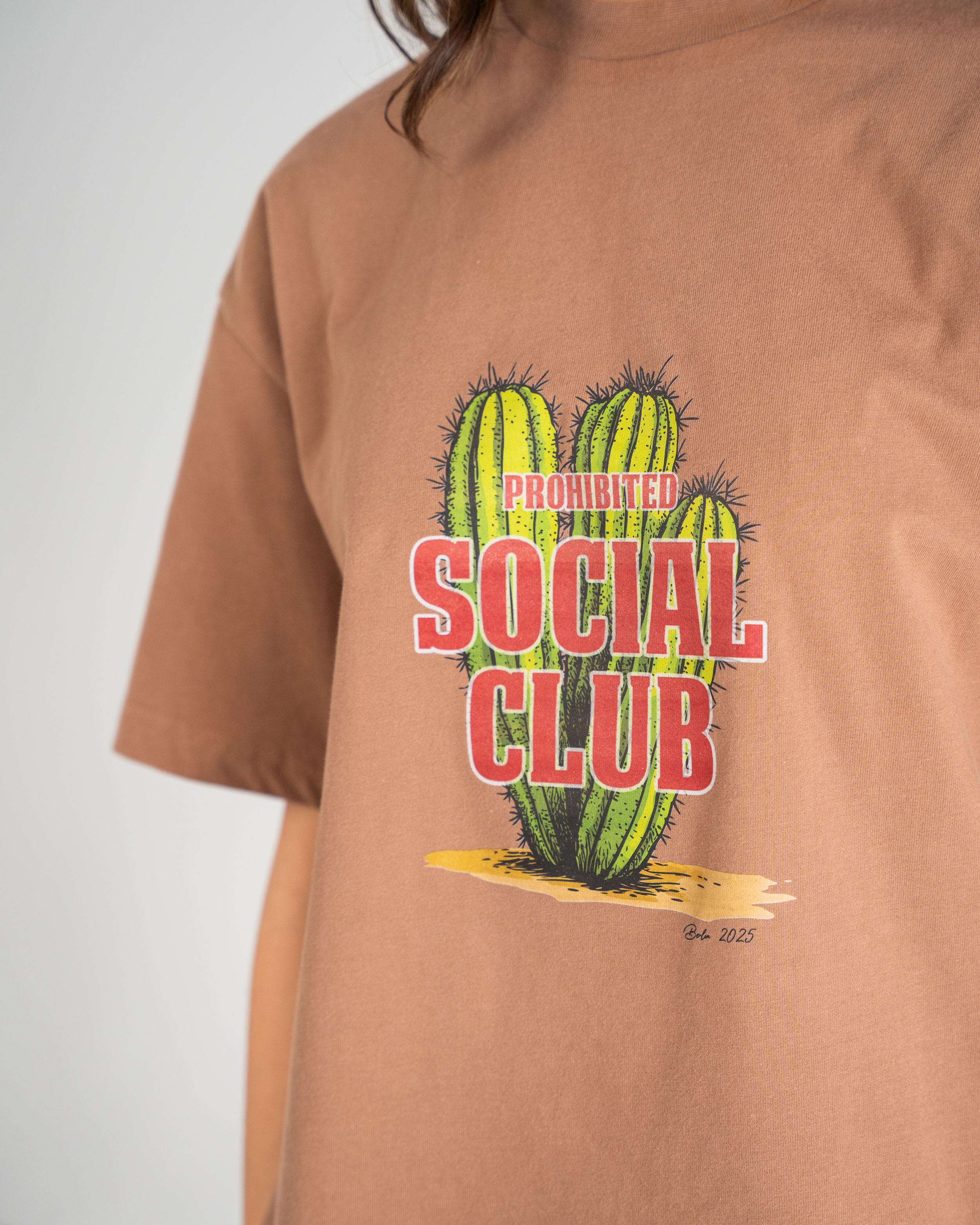 SC Cactus Tee Brown