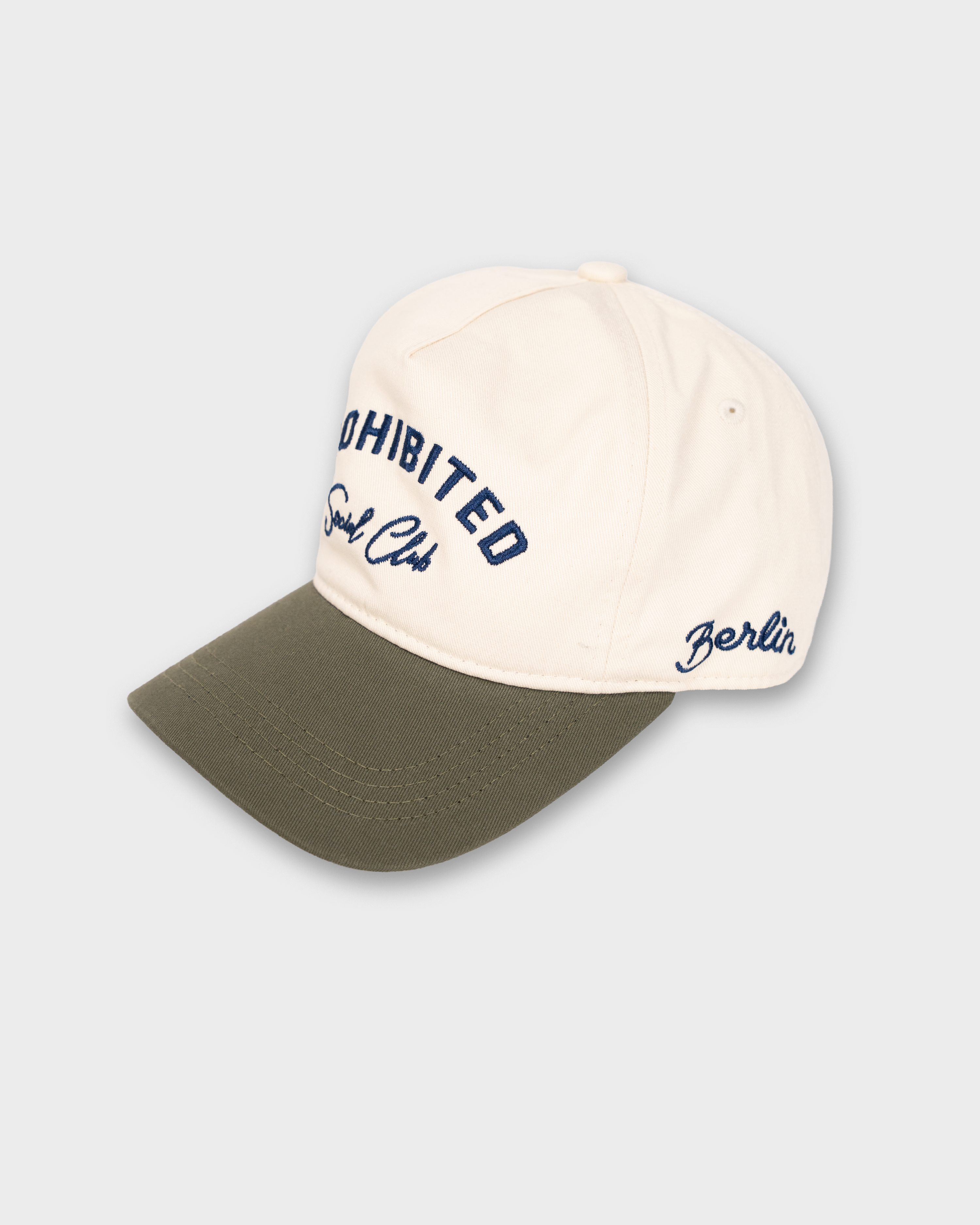 SC Contrast Flat Cap Green