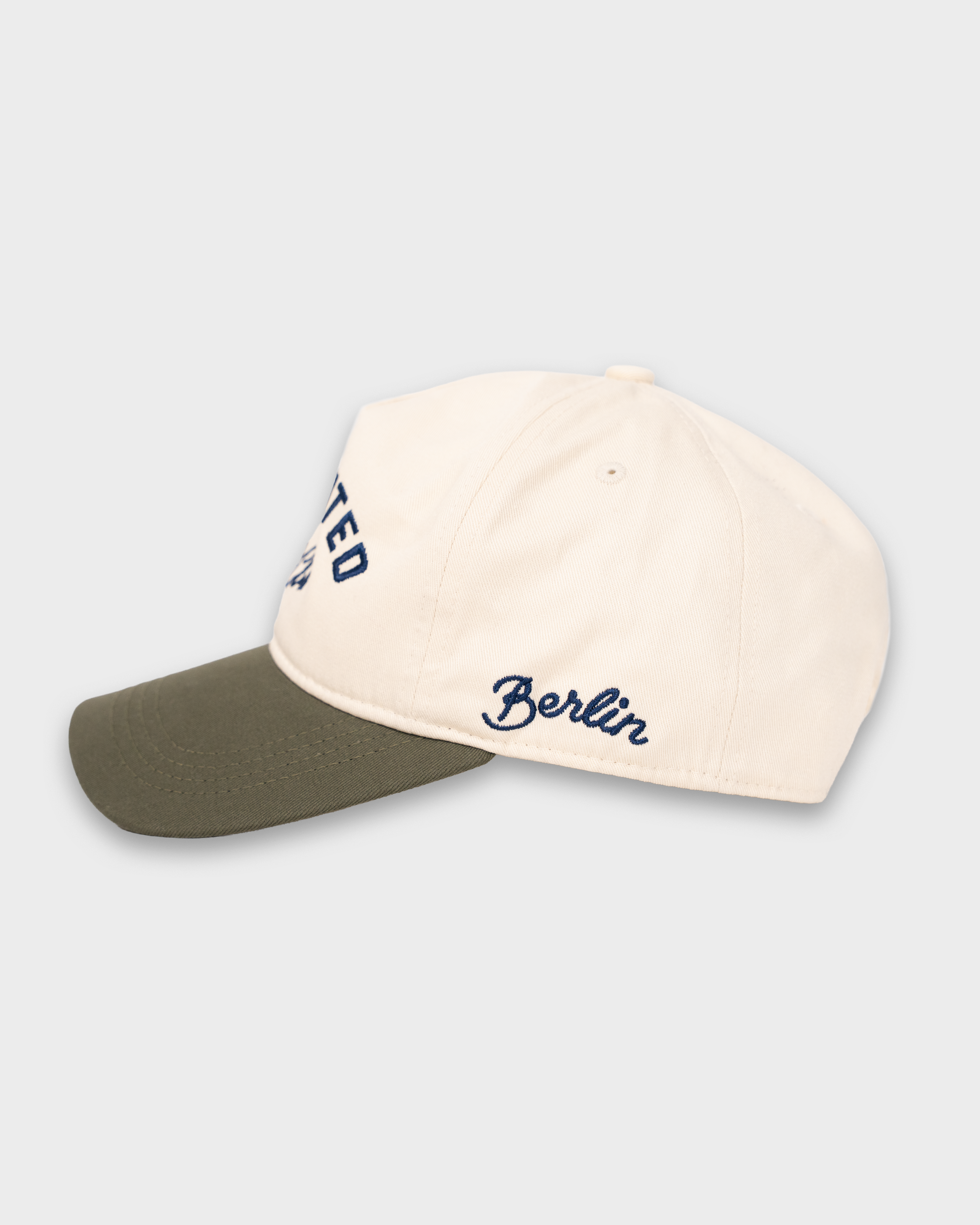 SC Contrast Flat Cap Green