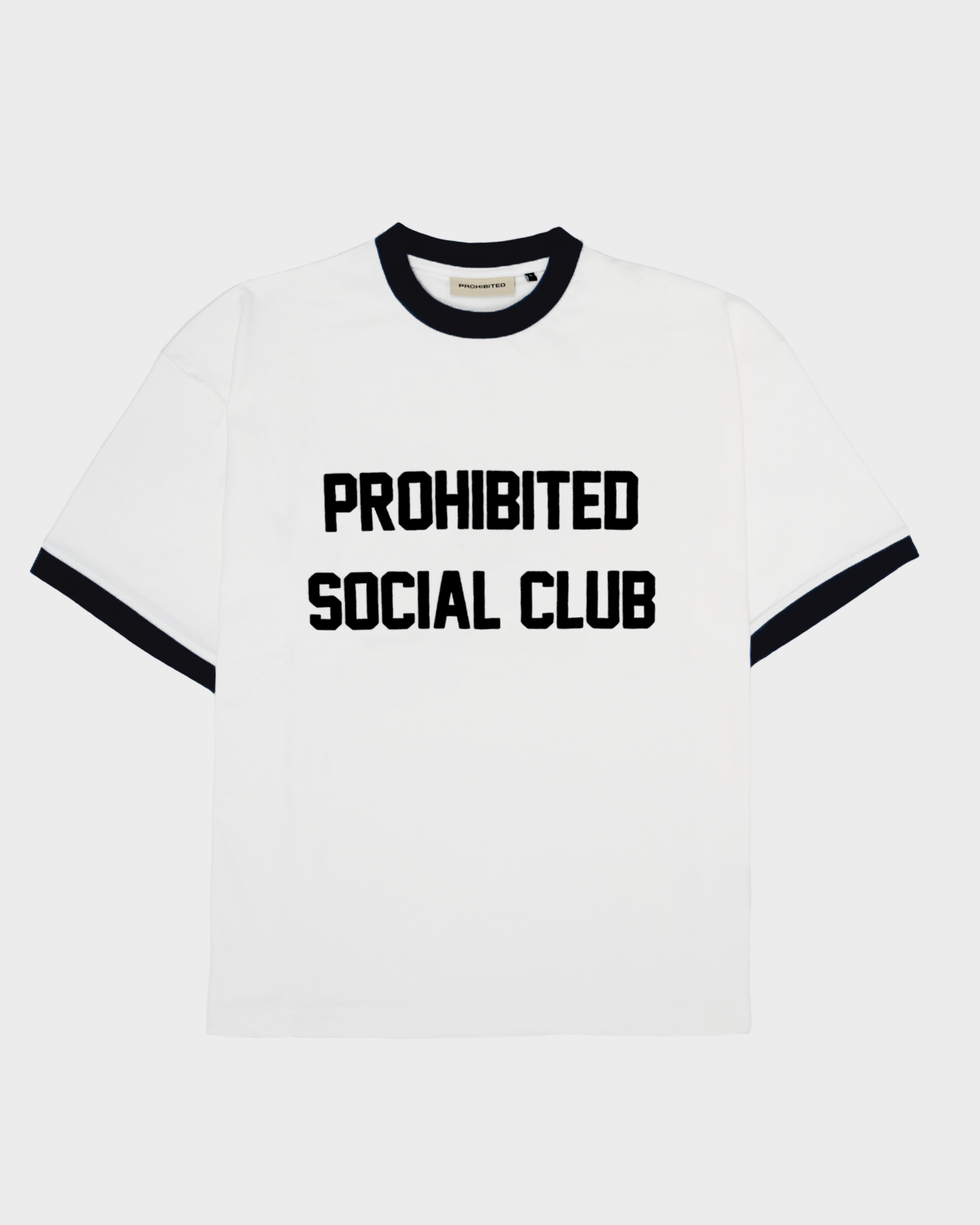 SC Contrast Tee Black