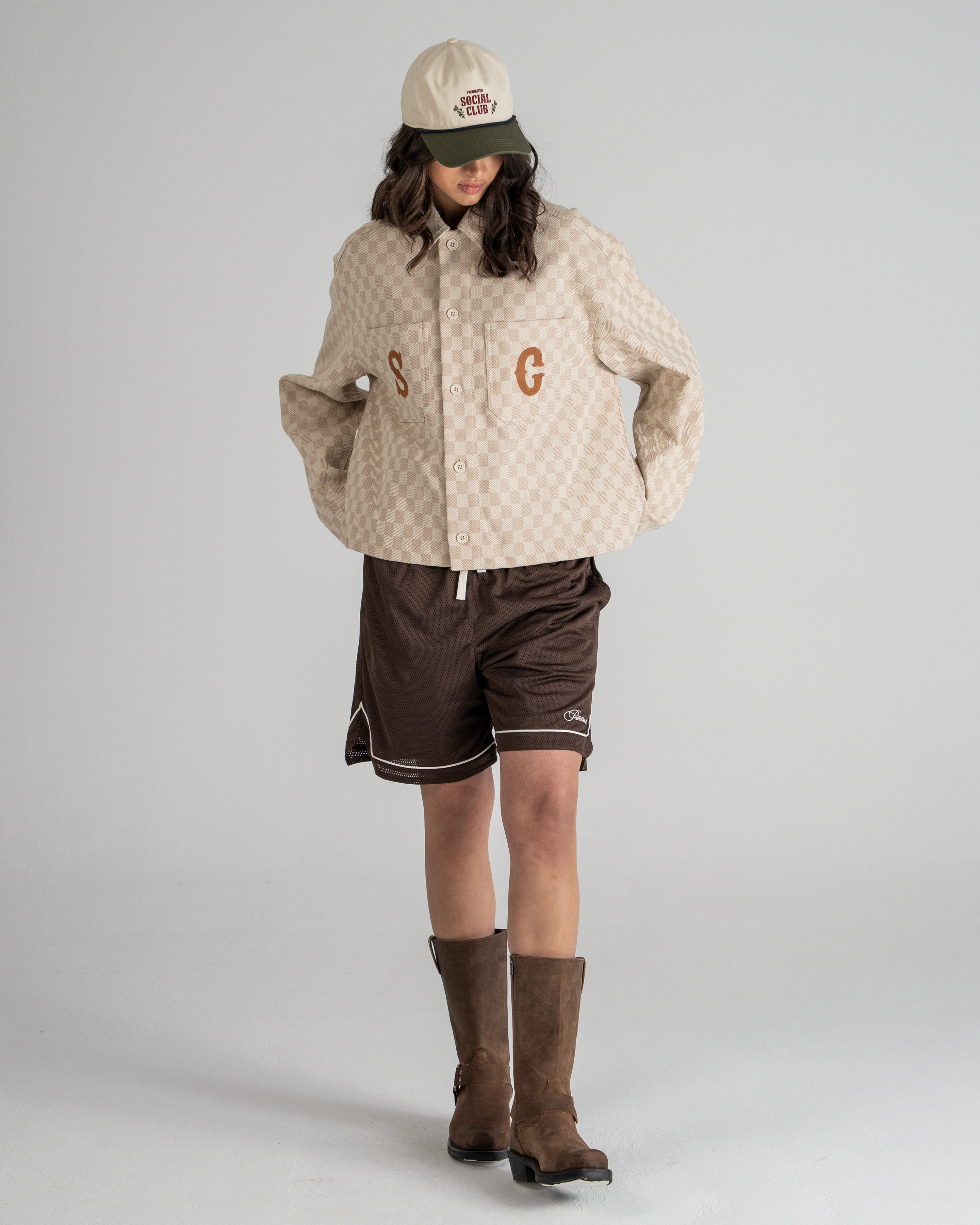 SC Mesh Shorts Brown