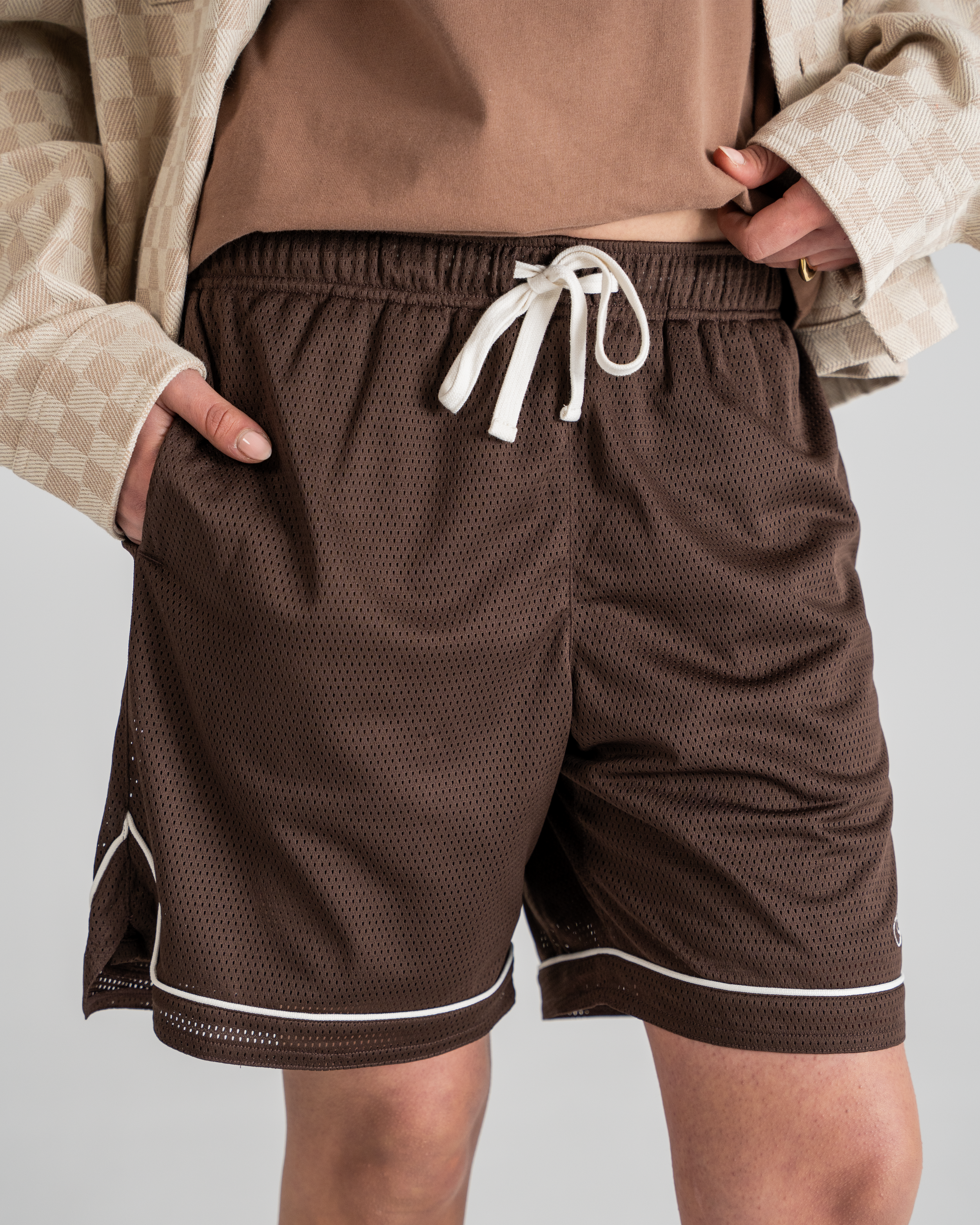 SC Mesh Shorts Brown
