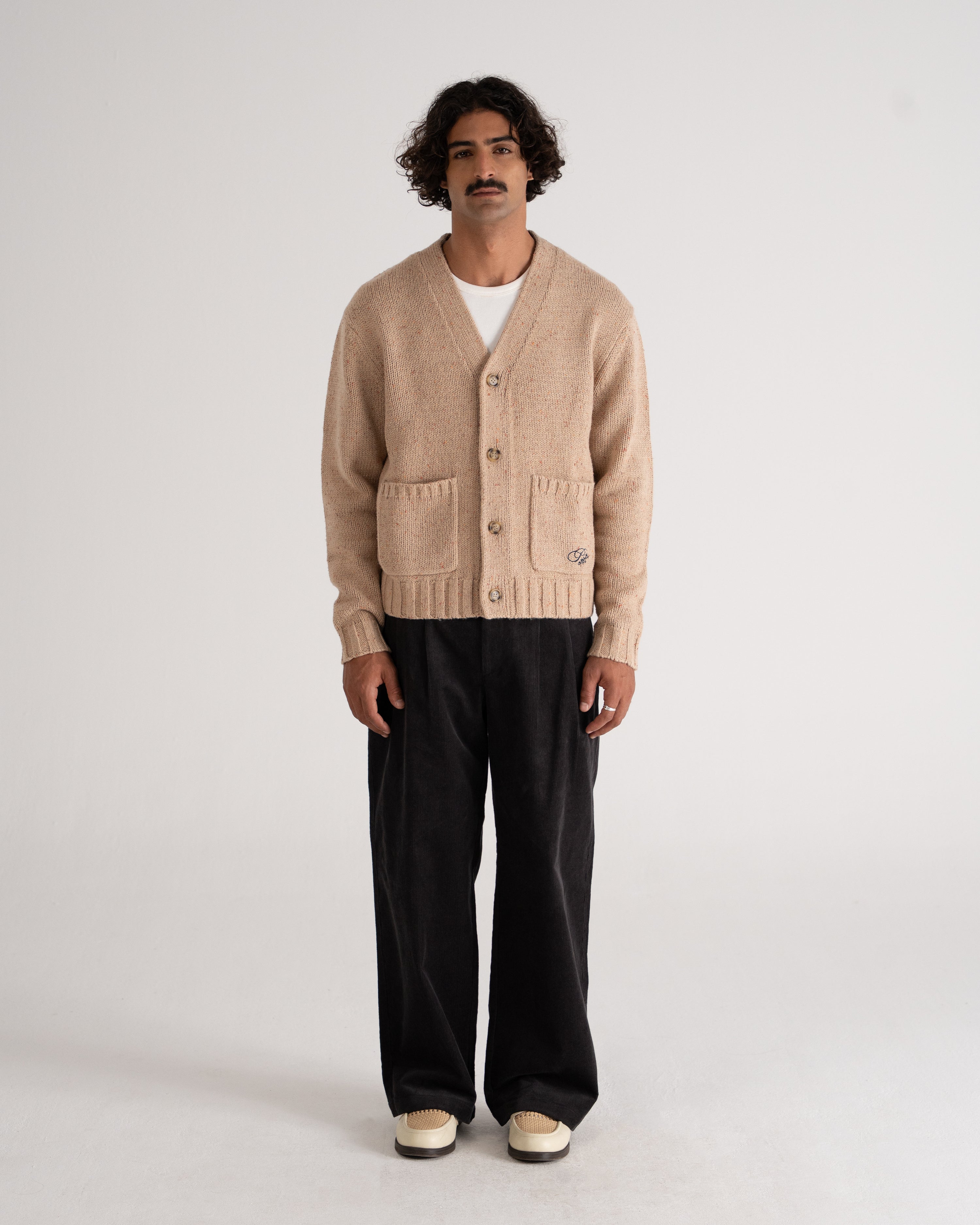 Scout Knit Cardigan Beige