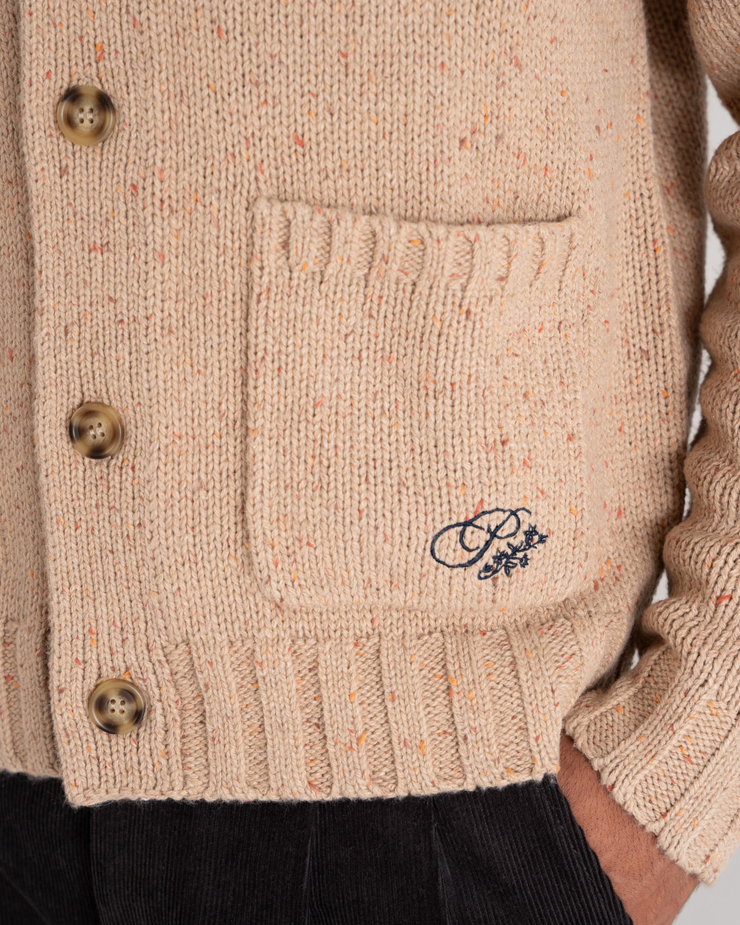 Scout Knit Cardigan Beige