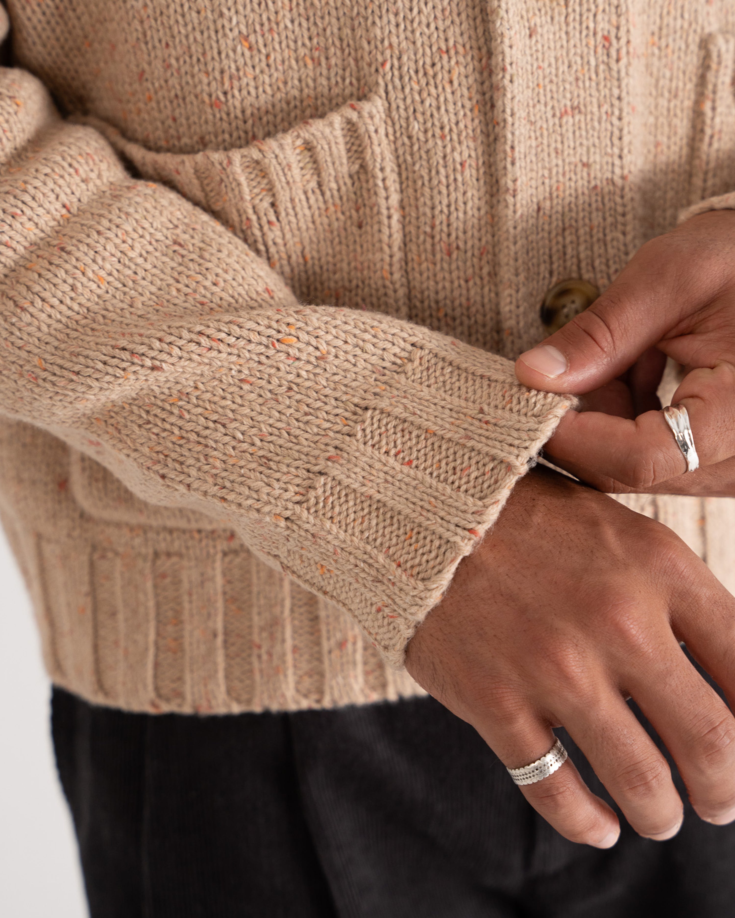 Scout Knit Cardigan Beige