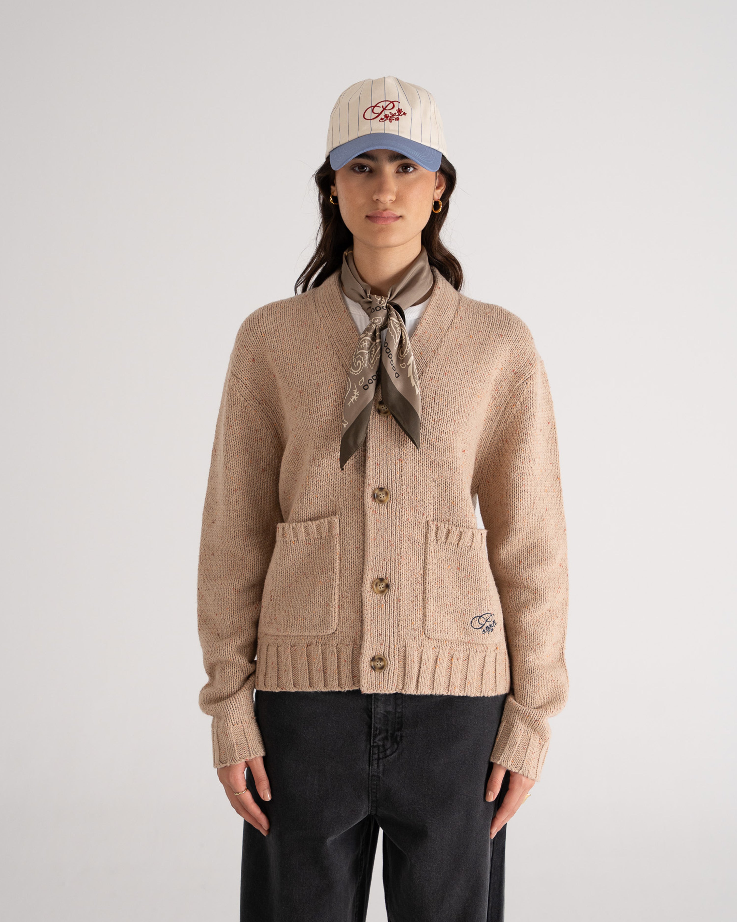 Scout Knit Cardigan Beige