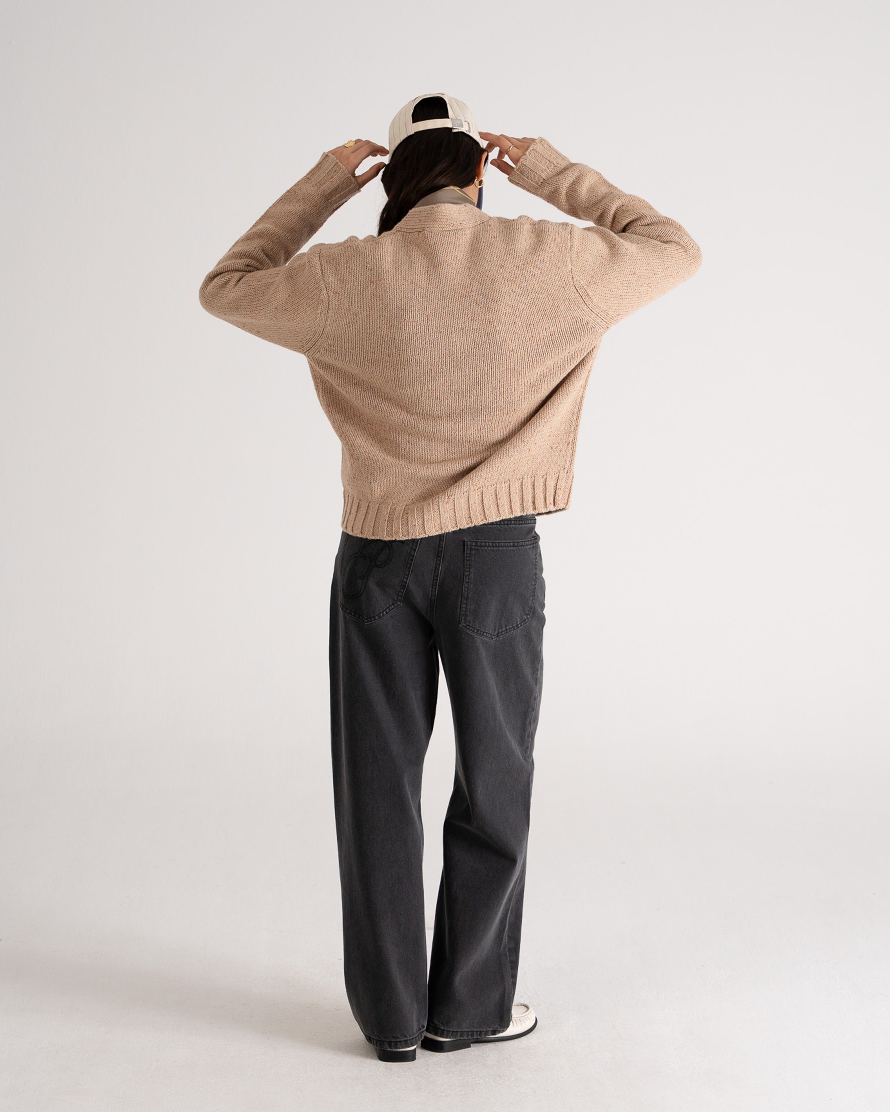 Scout Knit Cardigan Beige