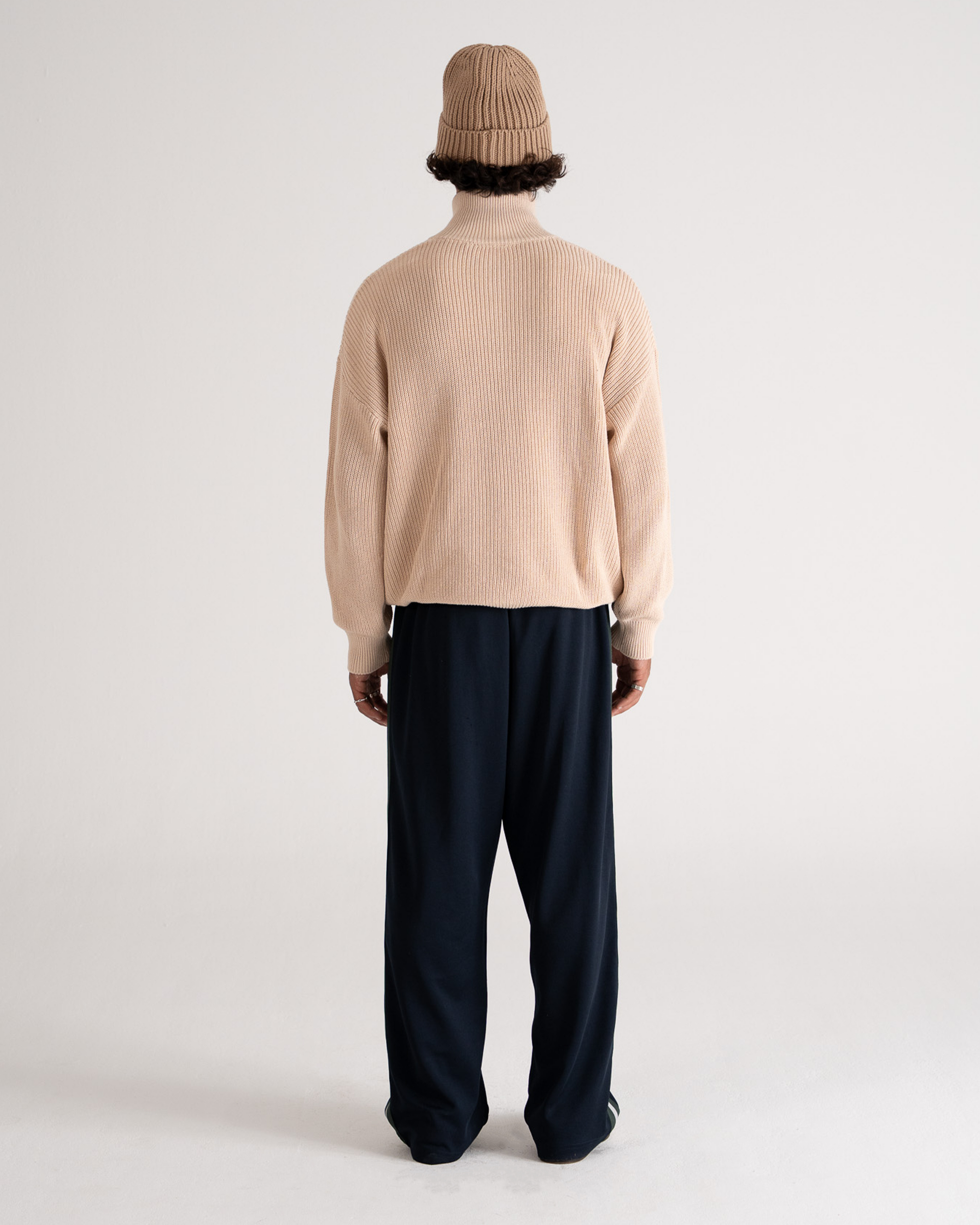 Scout Knit Half-Zip Beige