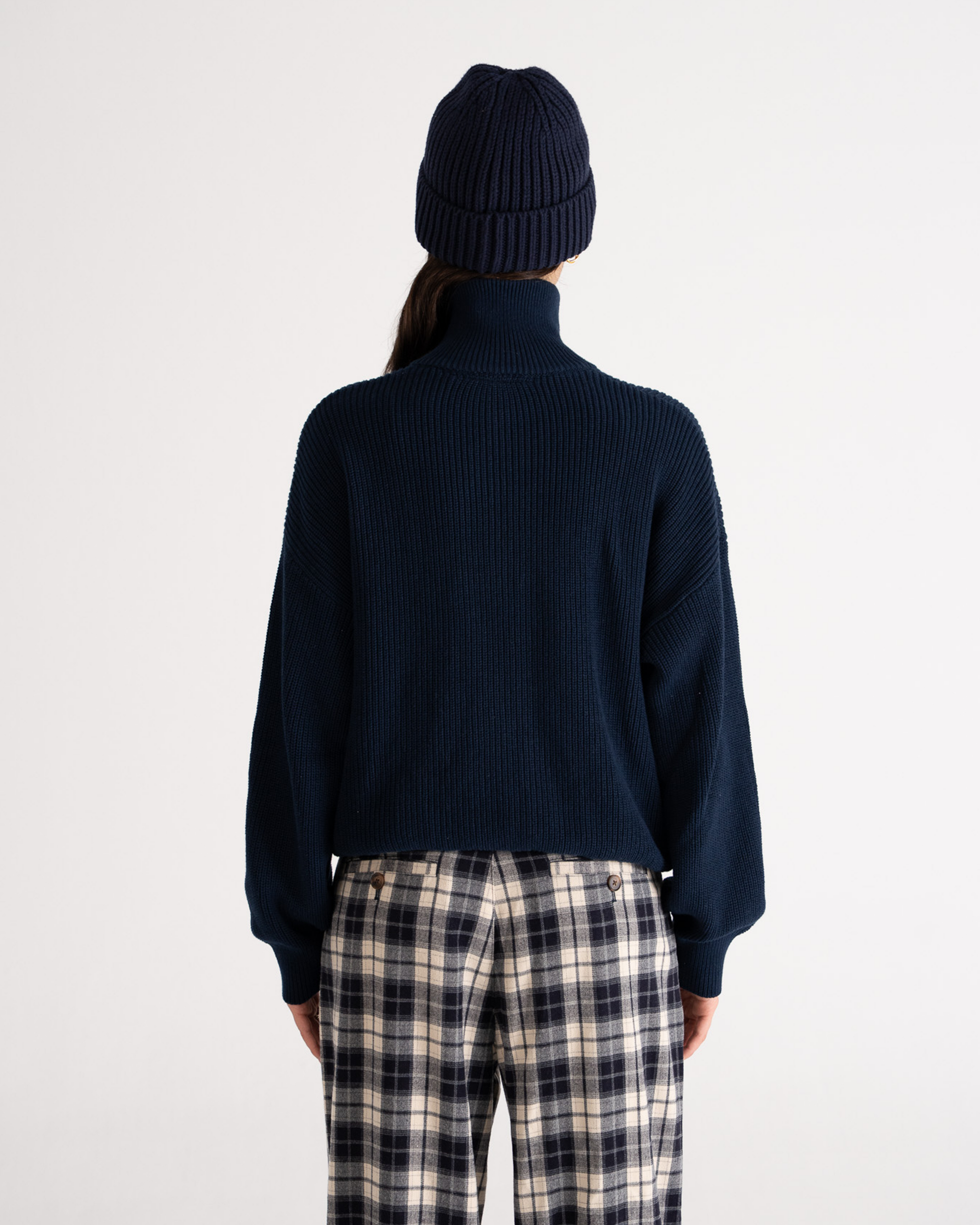 Scout Knit Half-Zip Navy